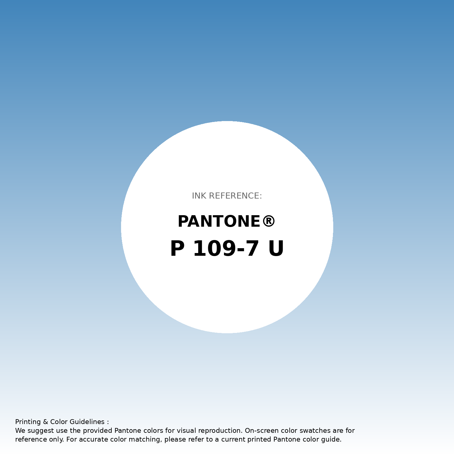 Stunning gradient artwork featuring Pantone P 109-7 U Color | Hex color Code #4285bb. Beautiful color transitions perfect for modern designs and backgrounds. #gradient #colorart #design #4285bb