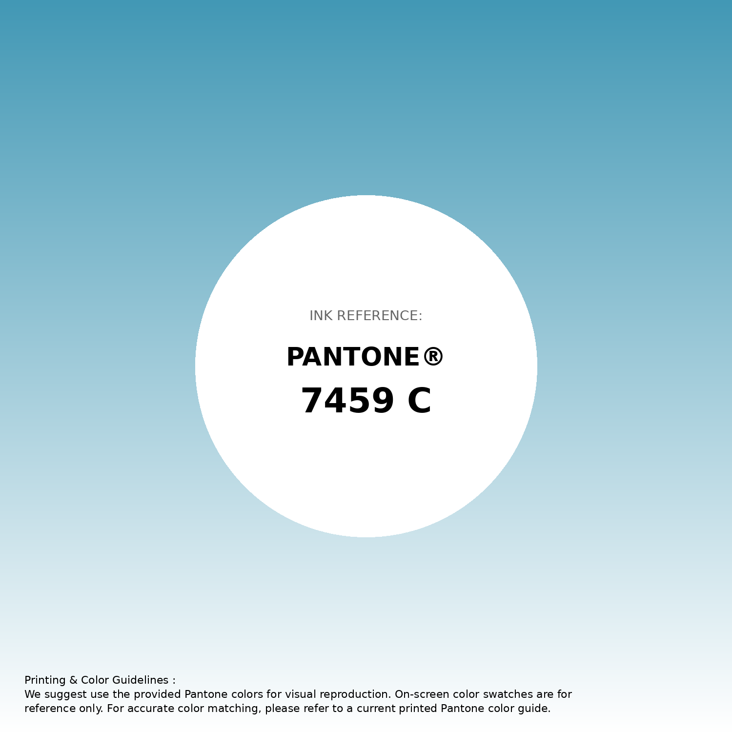 Hex Color #4298b5 | Printing Match PANTONE 7459 C | Color