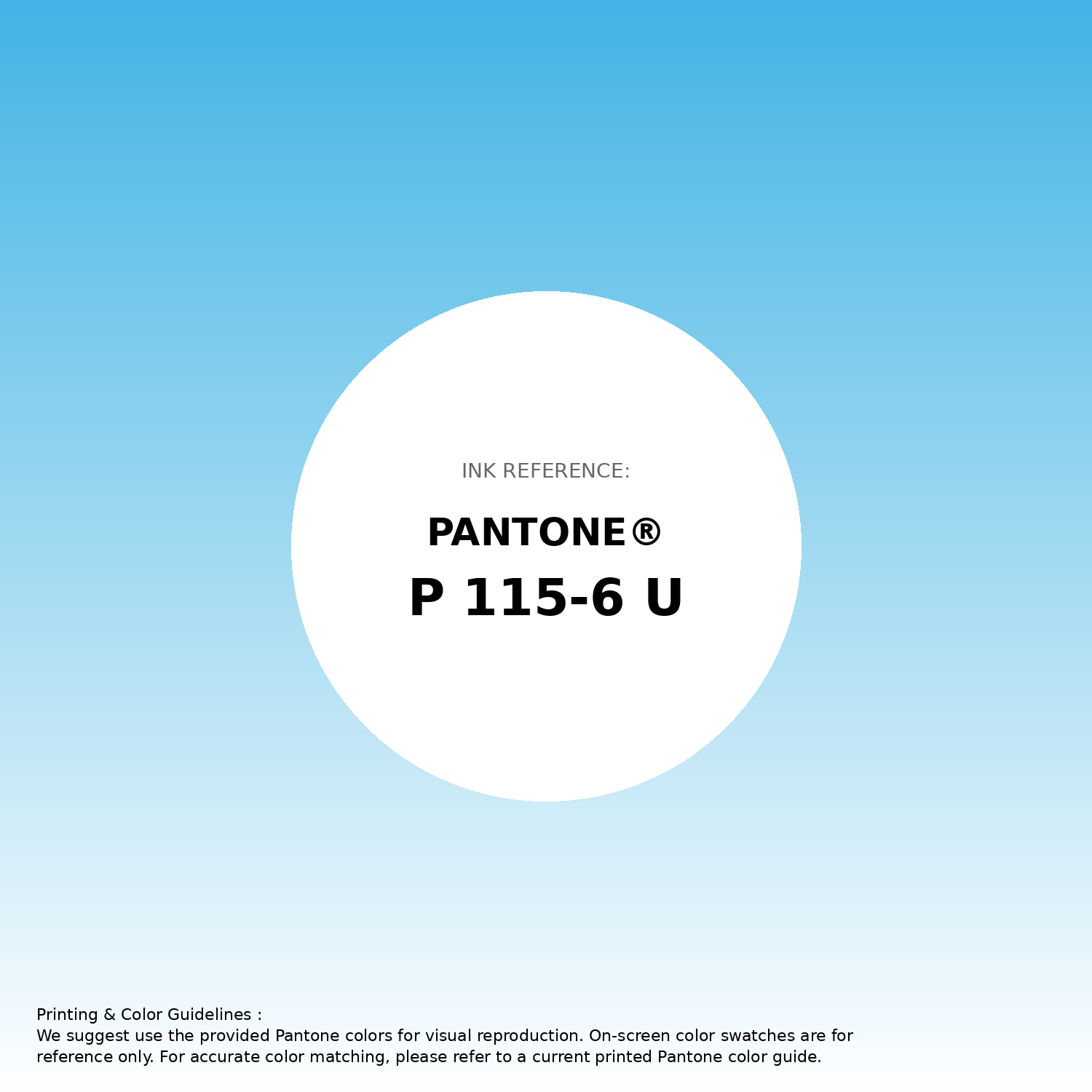 Stunning gradient artwork featuring Pantone P 115-6 U Color | Hex color Code #42b4e5. Beautiful color transitions perfect for modern designs and backgrounds. #gradient #colorart #design #42b4e5
