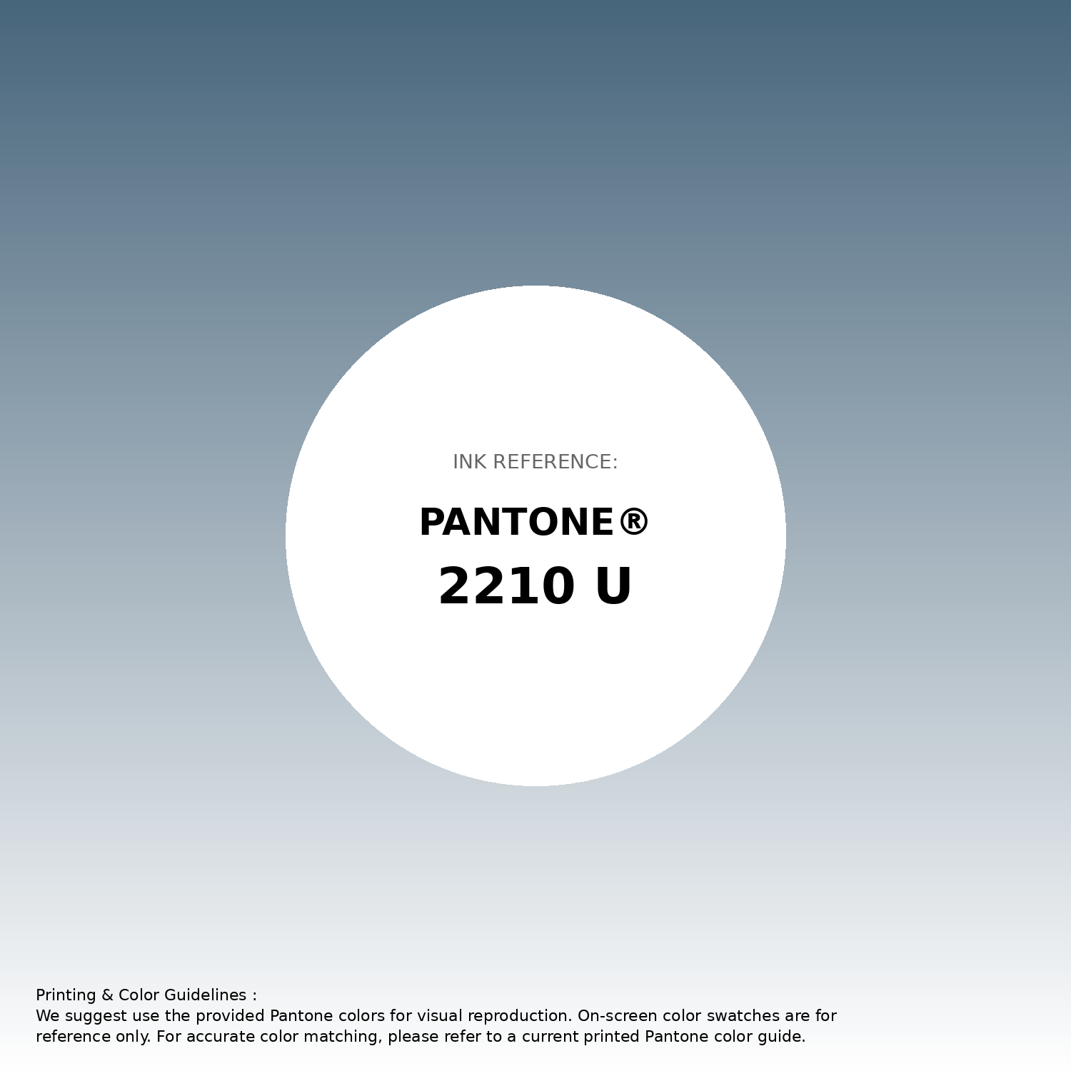 Stunning gradient artwork featuring Pantone 2210 U Color | Hex color Code #47657b. Beautiful color transitions perfect for modern designs and backgrounds. #gradient #colorart #design #47657b