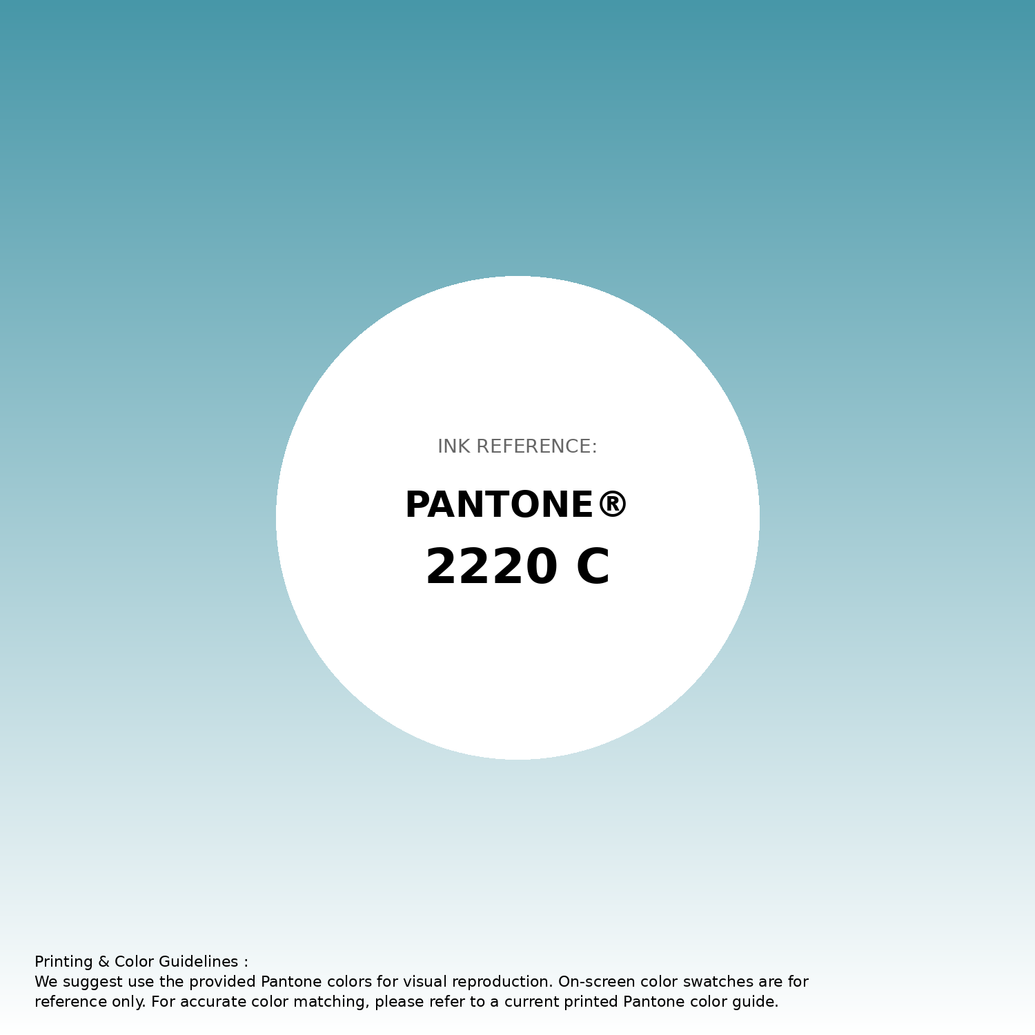 Stunning gradient artwork featuring Pantone 2220 C Color | Hex color Code #4797a8. Beautiful color transitions perfect for modern designs and backgrounds. #gradient #colorart #design #4797a8