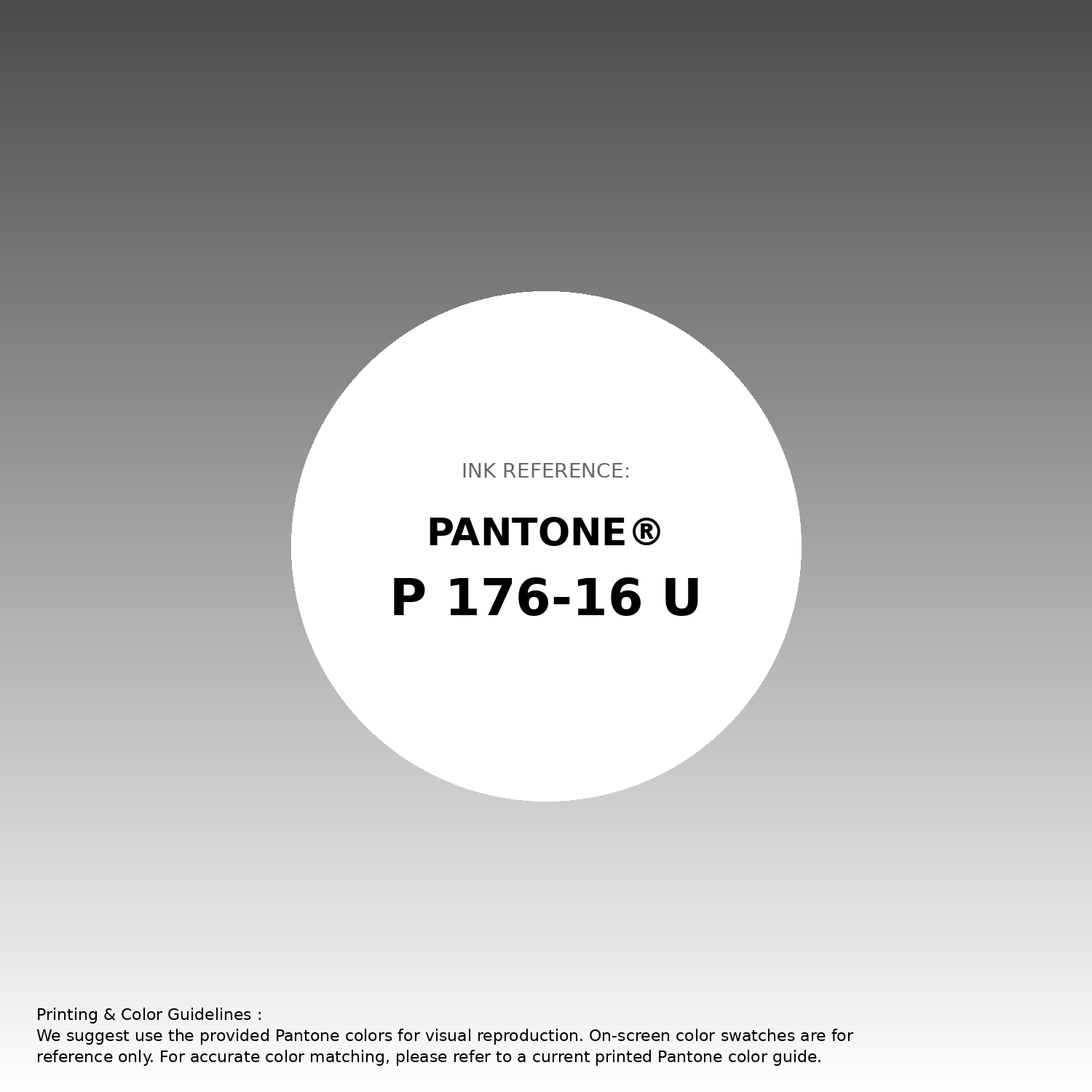 Stunning gradient artwork featuring Pantone P 176-16 U Color | Hex color Code #4b4b4a. Beautiful color transitions perfect for modern designs and backgrounds. #gradient #colorart #design #4b4b4a