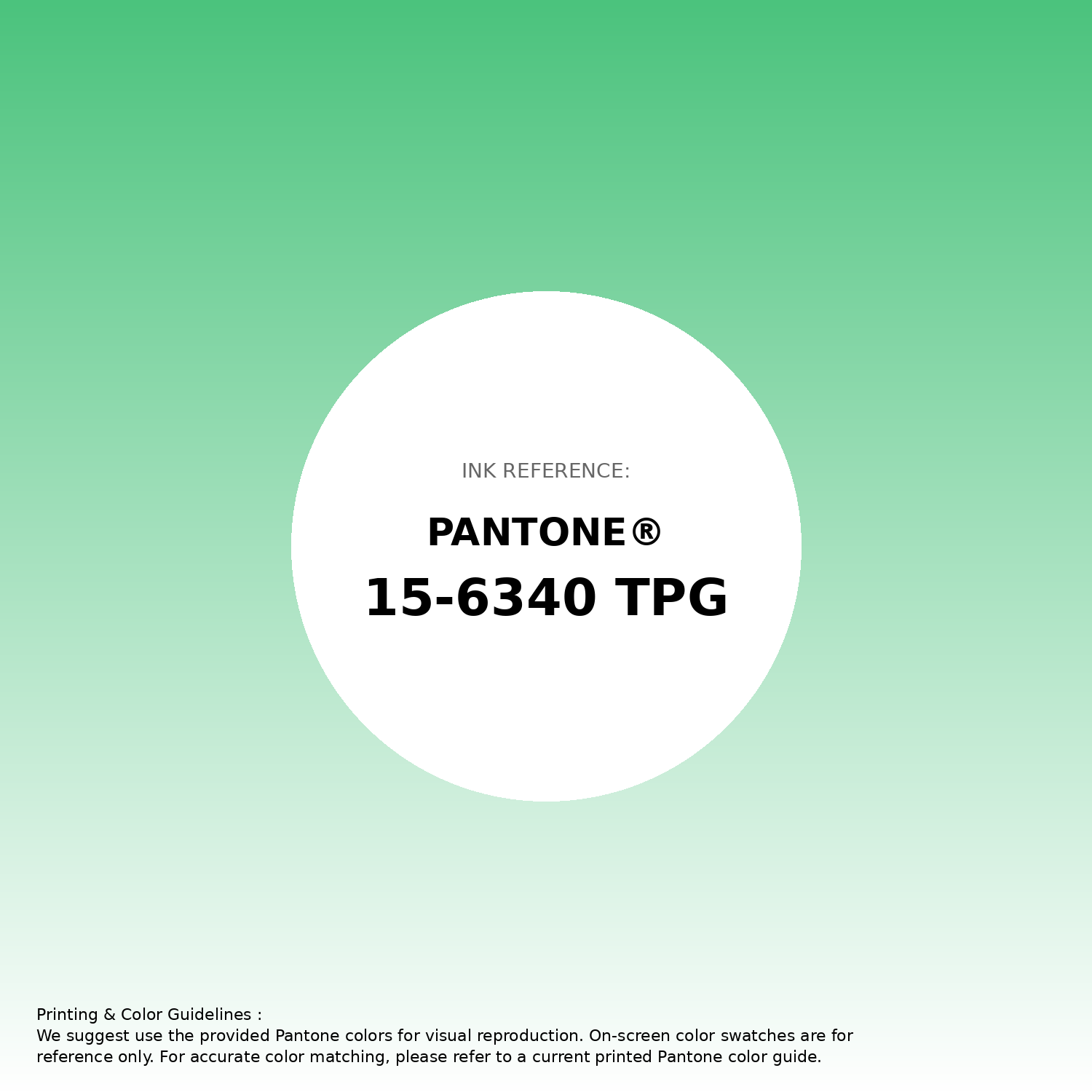 Stunning gradient artwork featuring Pantone 15-6340 Tpg Irish Green Color | Hex color Code #4bc37d. Beautiful color transitions perfect for modern designs and backgrounds. #gradient #colorart #design #4bc37d