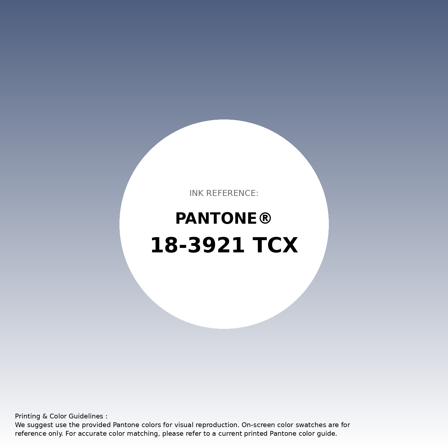 Stunning gradient artwork featuring Pantone 18-3921 Tcx Bijou Blue Color | Hex color Code #4e5e7f. Beautiful color transitions perfect for modern designs and backgrounds. #gradient #colorart #design #4e5e7f