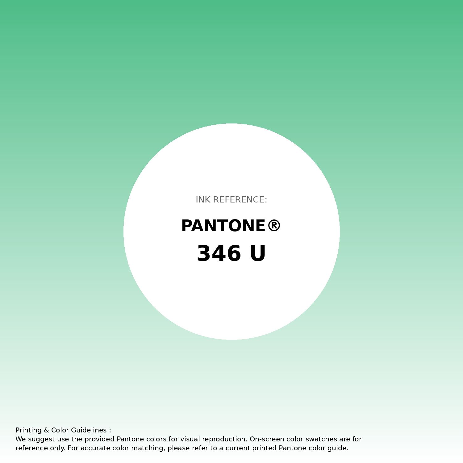 Stunning gradient artwork featuring Pantone 346 U Color | Hex color Code #4ebd88. Beautiful color transitions perfect for modern designs and backgrounds. #gradient #colorart #design #4ebd88