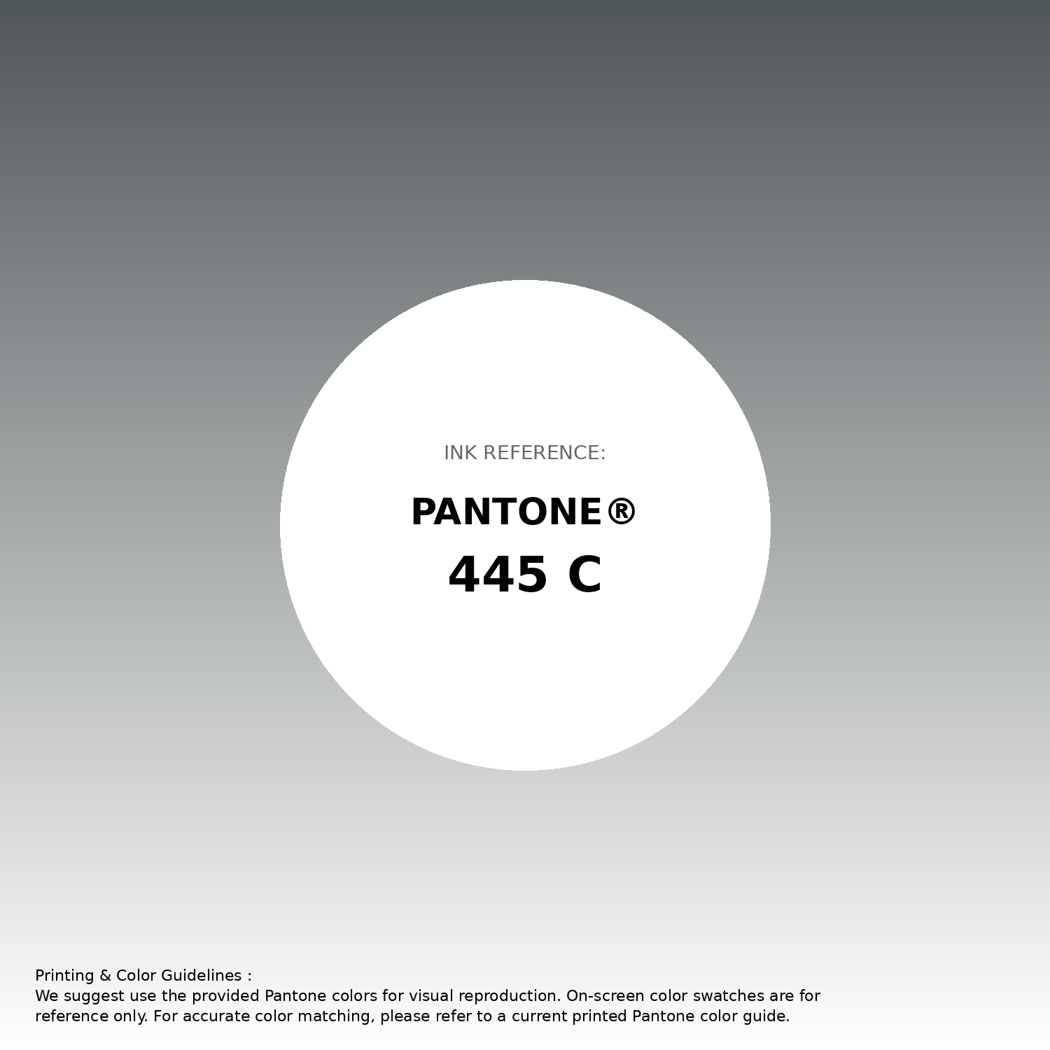 Stunning gradient artwork featuring Pantone 445 C Color | Hex color Code #505759. Beautiful color transitions perfect for modern designs and backgrounds. #gradient #colorart #design #505759