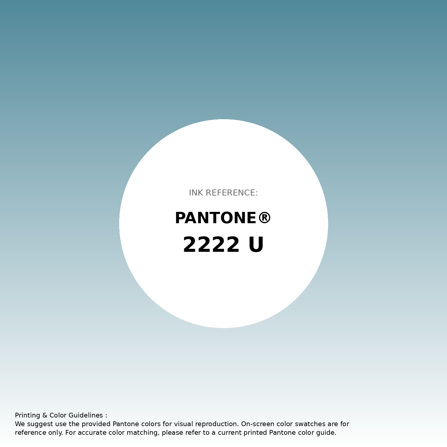 Stunning gradient artwork featuring Pantone 2222 U Color | Hex color Code #51899a. Beautiful color transitions perfect for modern designs and backgrounds. #gradient #colorart #design #51899a