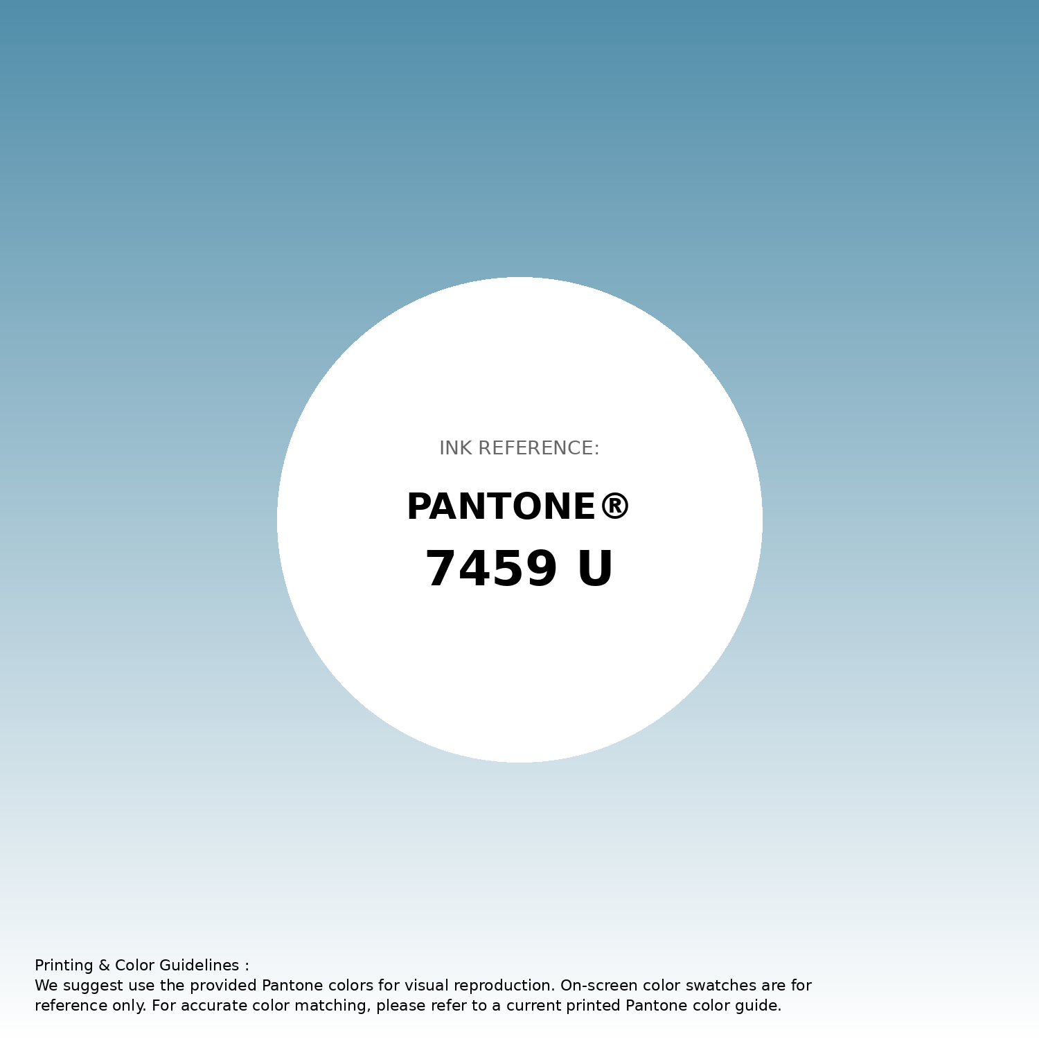Stunning gradient artwork featuring Pantone 7459 U Color | Hex color Code #518eaa. Beautiful color transitions perfect for modern designs and backgrounds. #gradient #colorart #design #518eaa