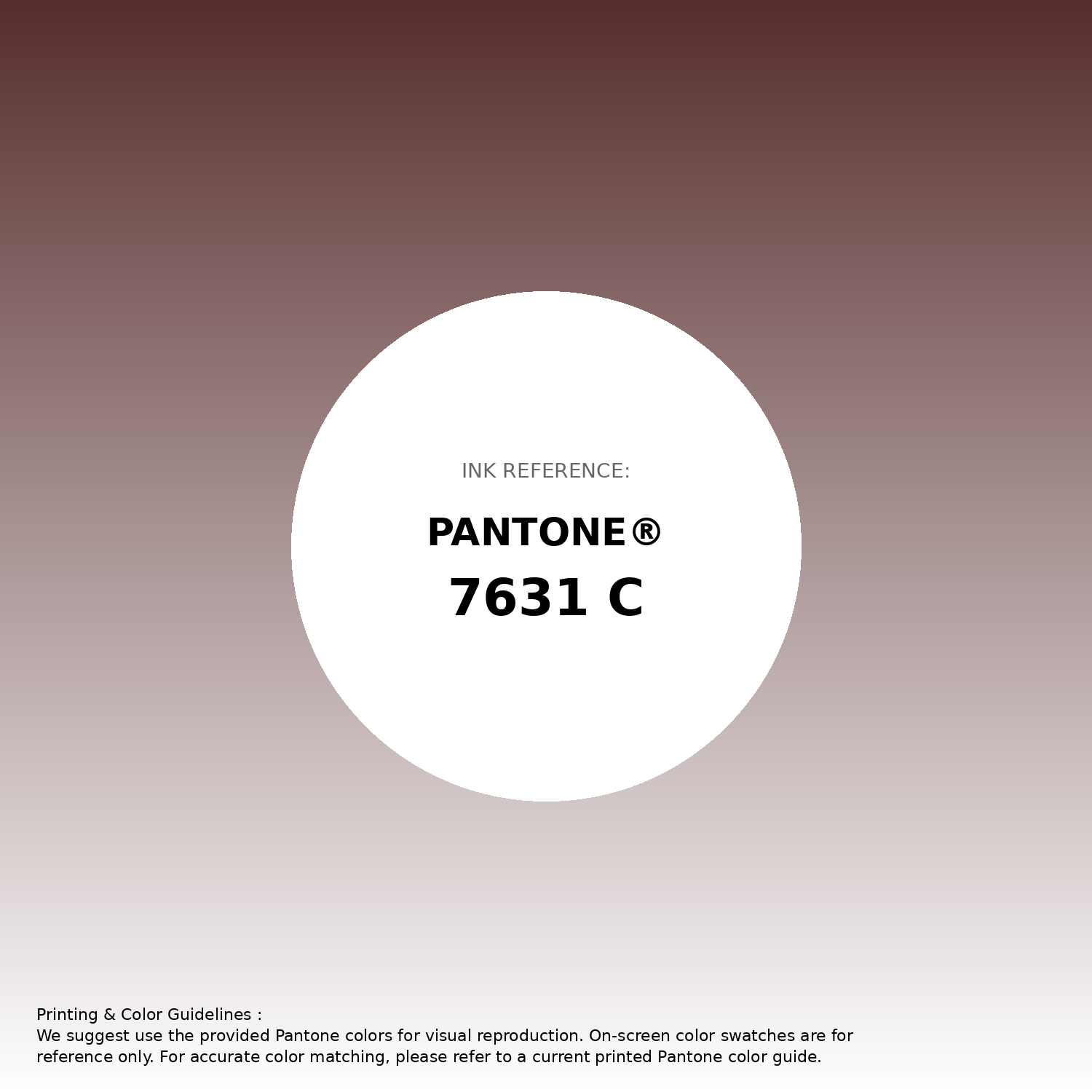 Hex Color #572d2d | Printing Match PANTONE 7631 C | Color