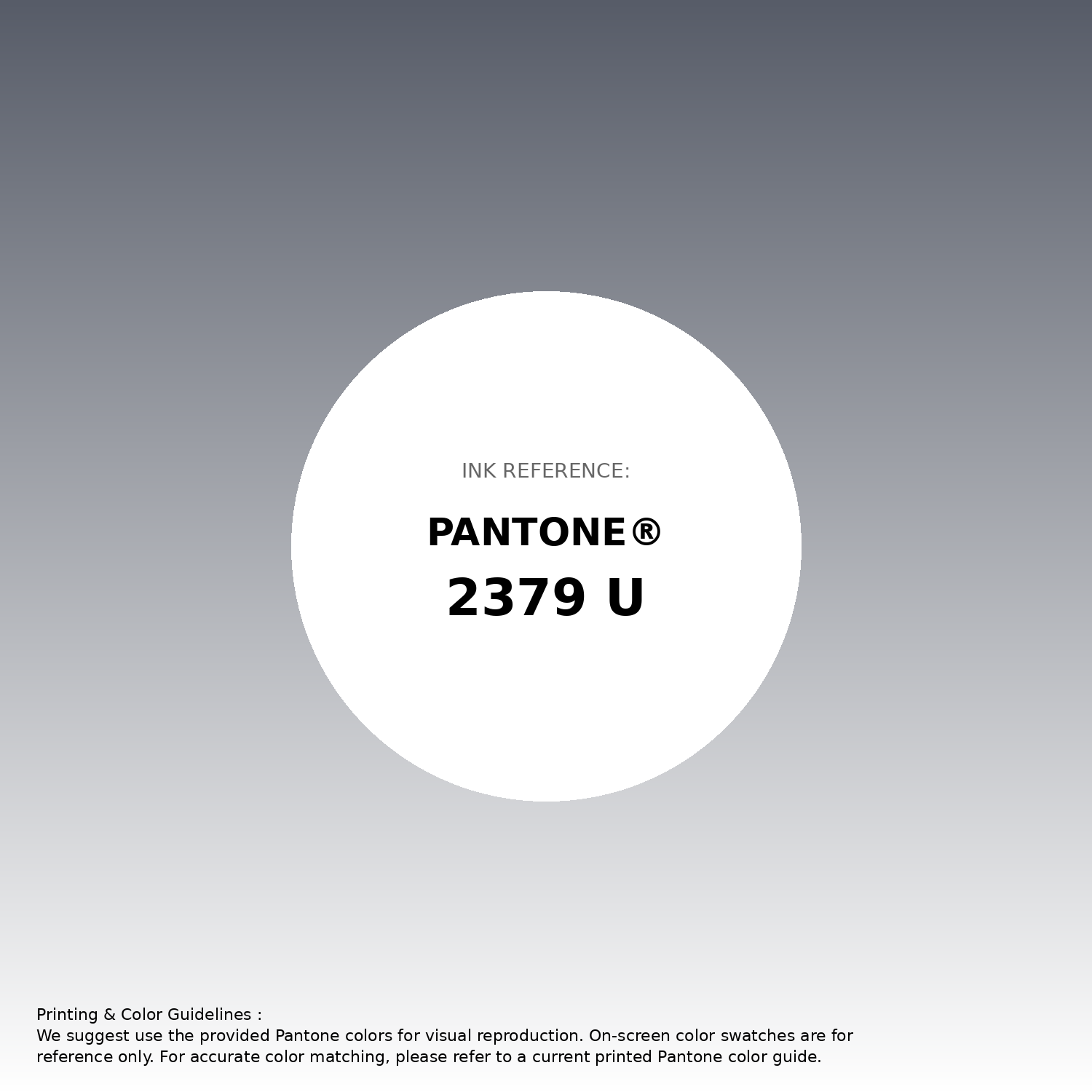 Stunning gradient artwork featuring Pantone 2379 U Color | Hex color Code #575c68. Beautiful color transitions perfect for modern designs and backgrounds. #gradient #colorart #design #575c68