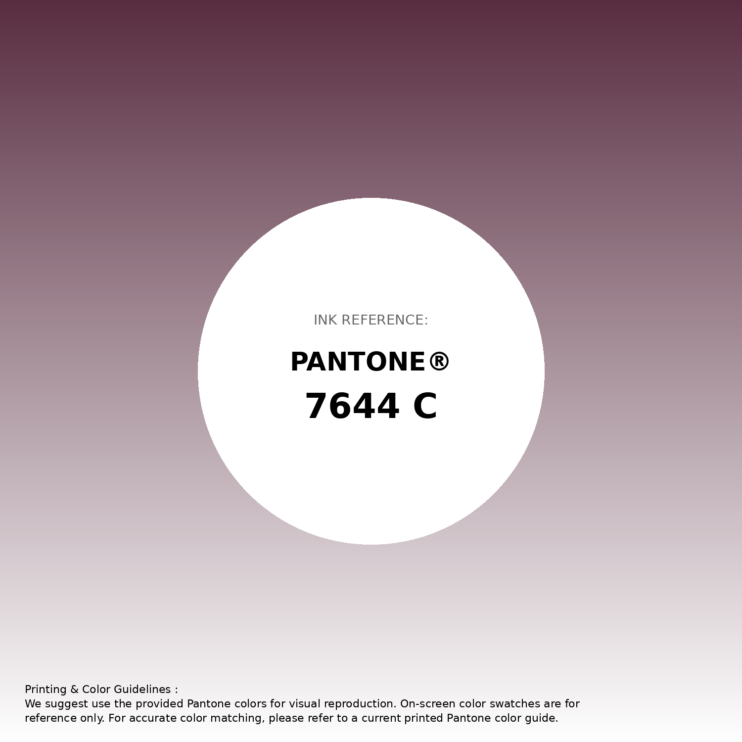 Stunning gradient artwork featuring Pantone 7644 C Color | Hex color Code #582d40. Beautiful color transitions perfect for modern designs and backgrounds. #gradient #colorart #design #582d40