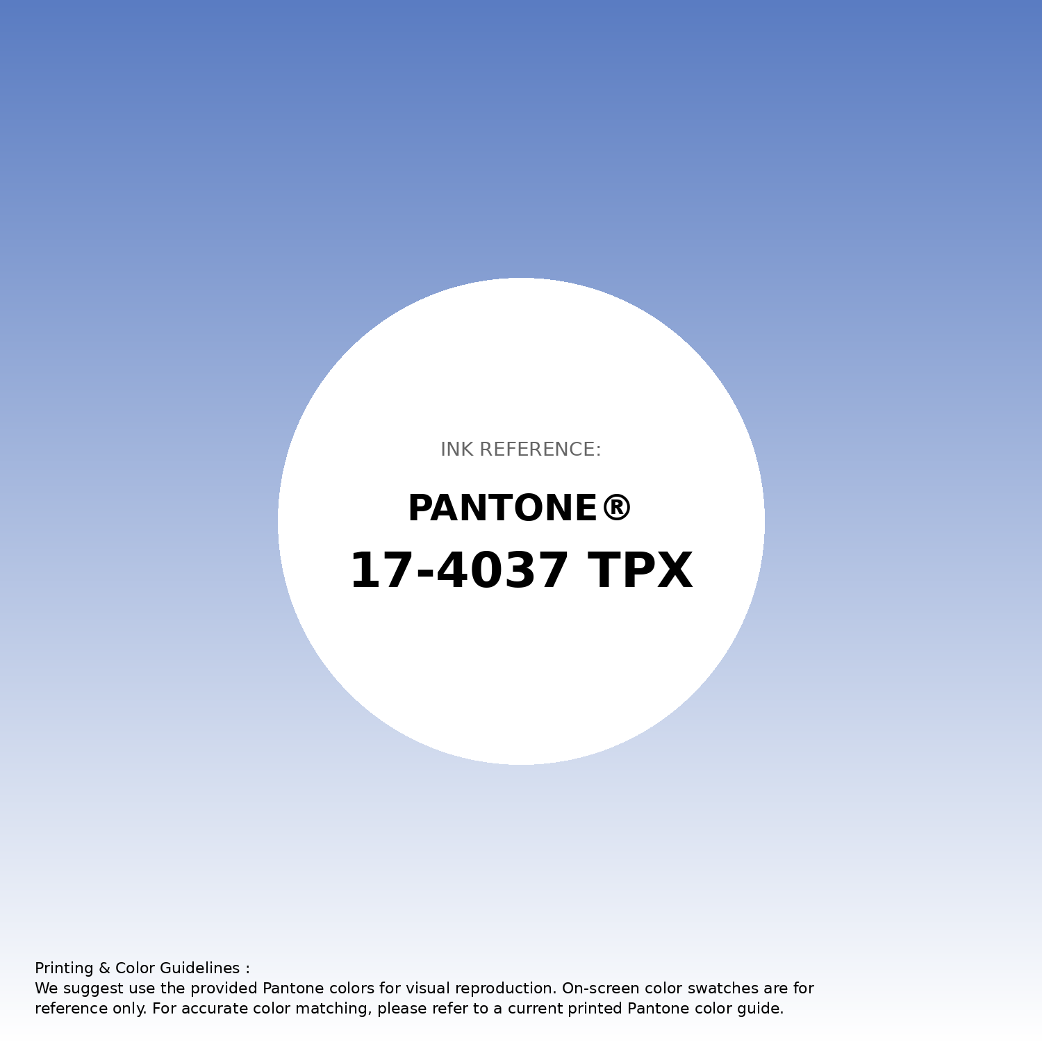 Stunning gradient artwork featuring Pantone 17-4037 Tpx Ultramarine Color | Hex color Code #5a7cc2. Beautiful color transitions perfect for modern designs and backgrounds. #gradient #colorart #design #5a7cc2