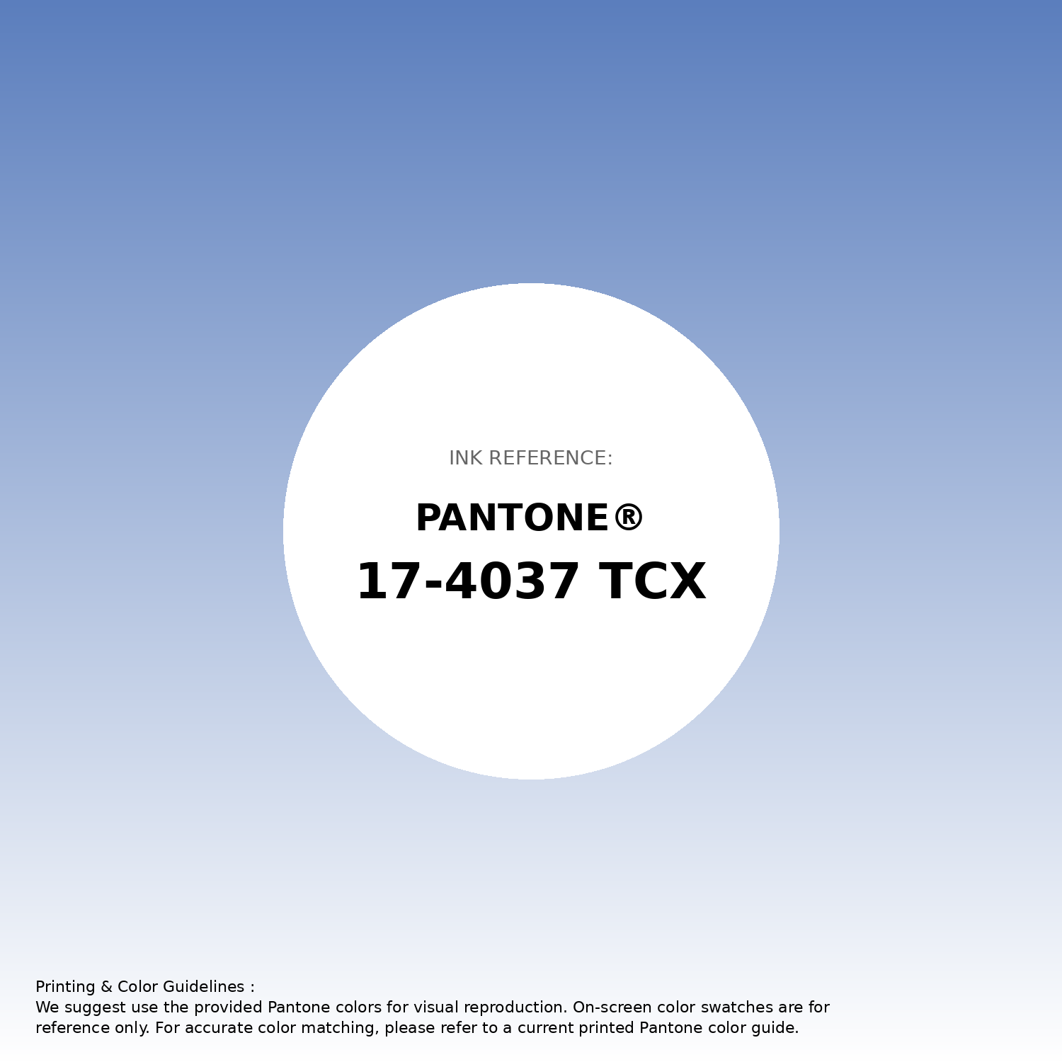Stunning gradient artwork featuring Pantone 17-4037 Tcx Ultramarine Color | Hex color Code #5b7ebd. Beautiful color transitions perfect for modern designs and backgrounds. #gradient #colorart #design #5b7ebd