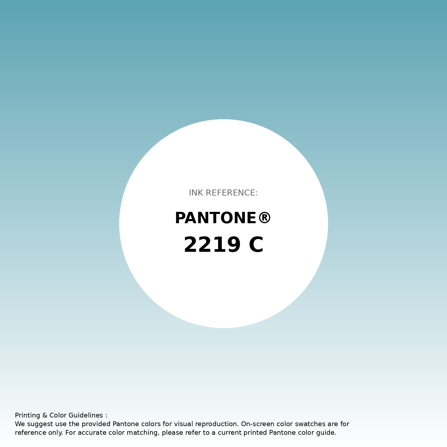 Stunning gradient artwork featuring Pantone 2219 C Color | Hex color Code #5ca3b3. Beautiful color transitions perfect for modern designs and backgrounds. #gradient #colorart #design #5ca3b3