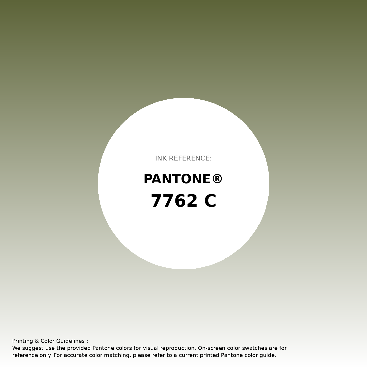 Stunning gradient artwork featuring Pantone 7762 C Color | Hex color Code #5d6439. Beautiful color transitions perfect for modern designs and backgrounds. #gradient #colorart #design #5d6439