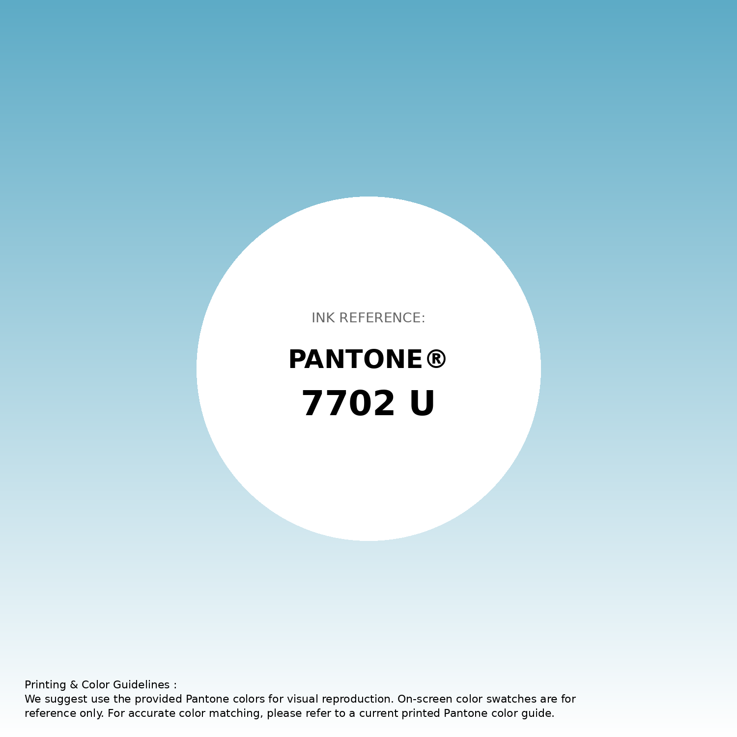 Stunning gradient artwork featuring Pantone 7702 U Color | Hex color Code #5dabc6. Beautiful color transitions perfect for modern designs and backgrounds. #gradient #colorart #design #5dabc6