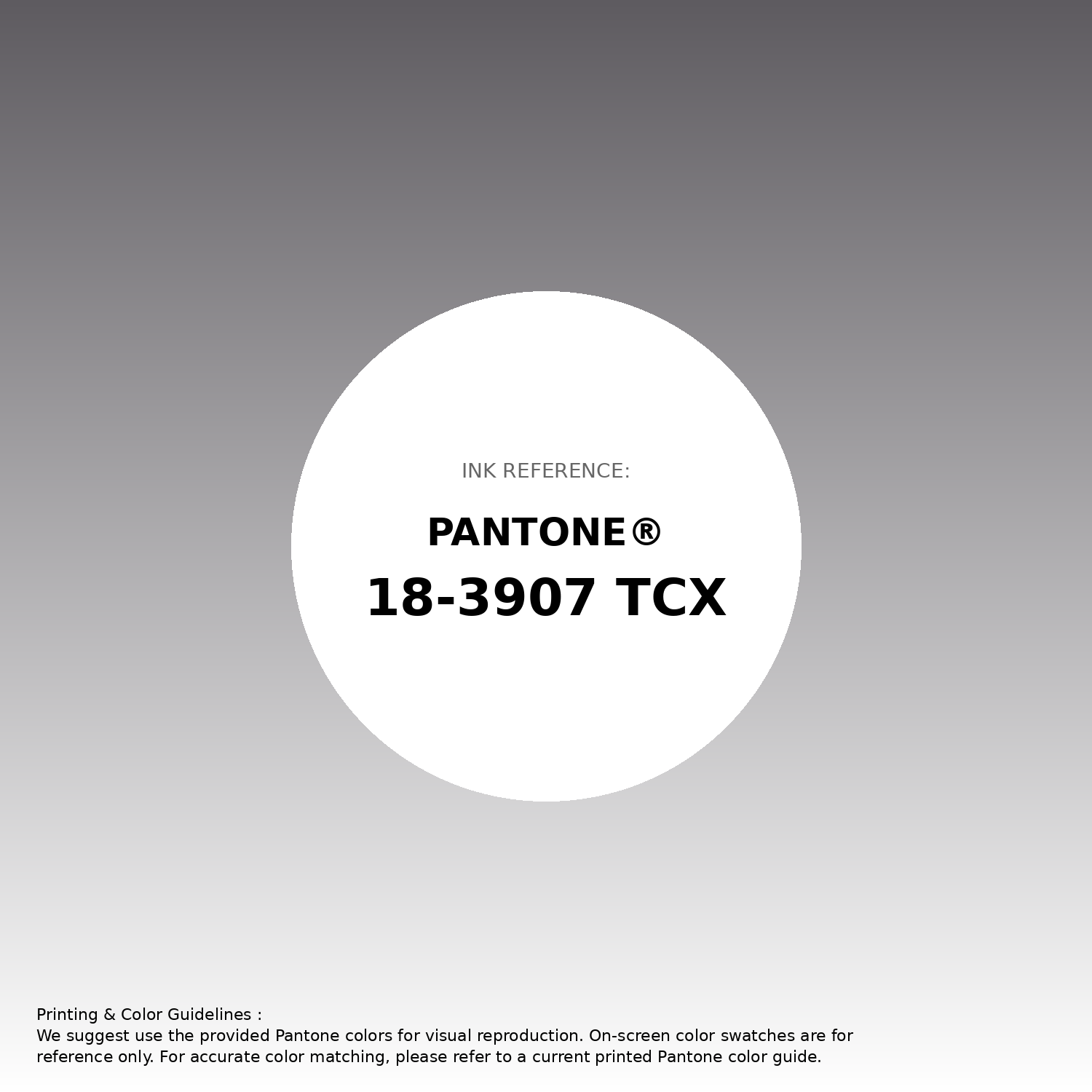 Stunning gradient artwork featuring Pantone 18-3907 Tcx Tornado Color | Hex color Code #5e5b60. Beautiful color transitions perfect for modern designs and backgrounds. #gradient #colorart #design #5e5b60