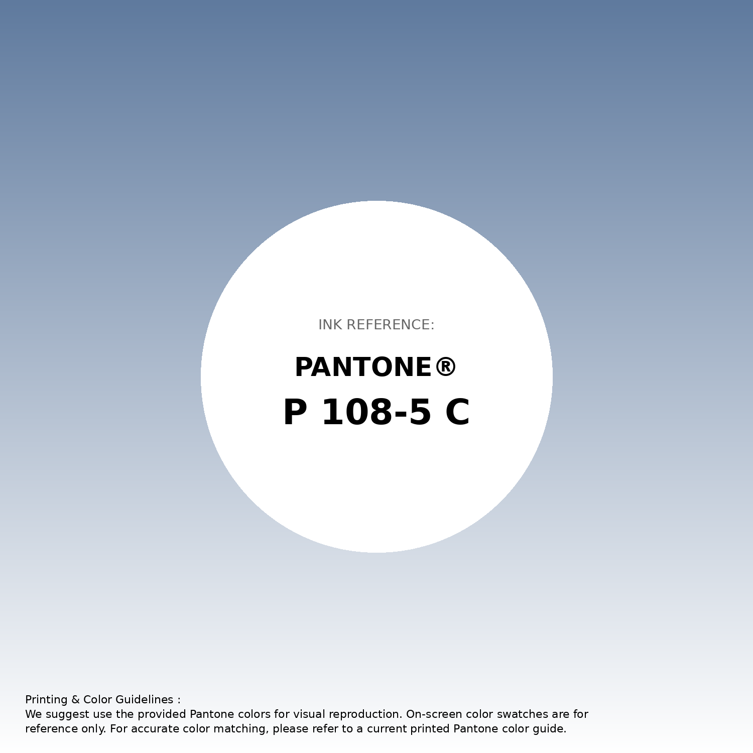Hex Color #5f7a9e | Printing Match PANTONE P 108-5 C | Color conversion ...