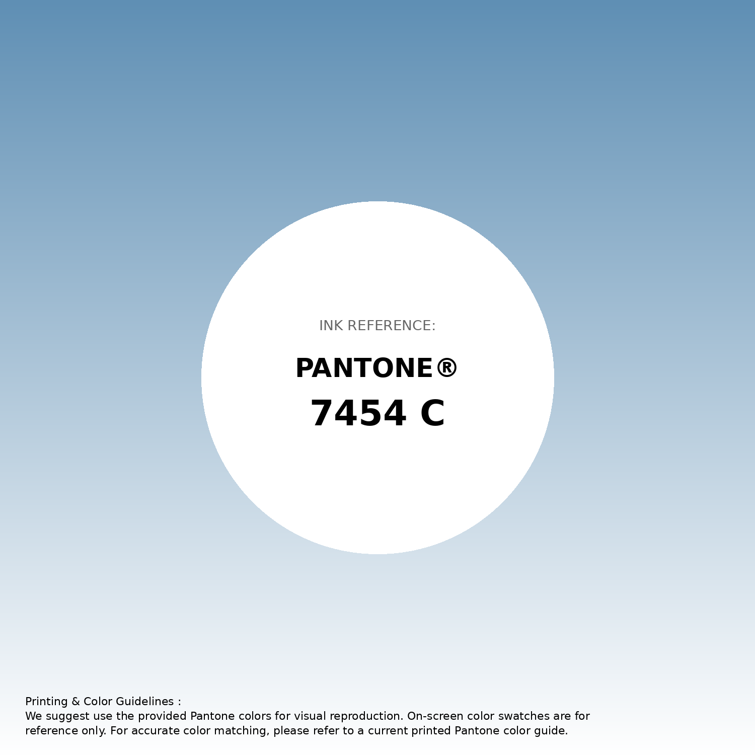 Stunning gradient artwork featuring Pantone 7454 C Color | Hex color Code #5f8fb4. Beautiful color transitions perfect for modern designs and backgrounds. #gradient #colorart #design #5f8fb4