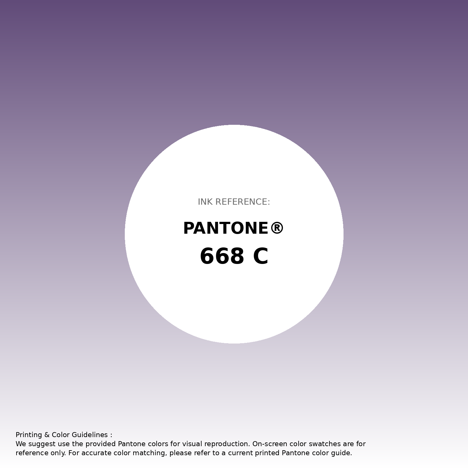 Stunning gradient artwork featuring Pantone 668 C Color | Hex color Code #614b79. Beautiful color transitions perfect for modern designs and backgrounds. #gradient #colorart #design #614b79