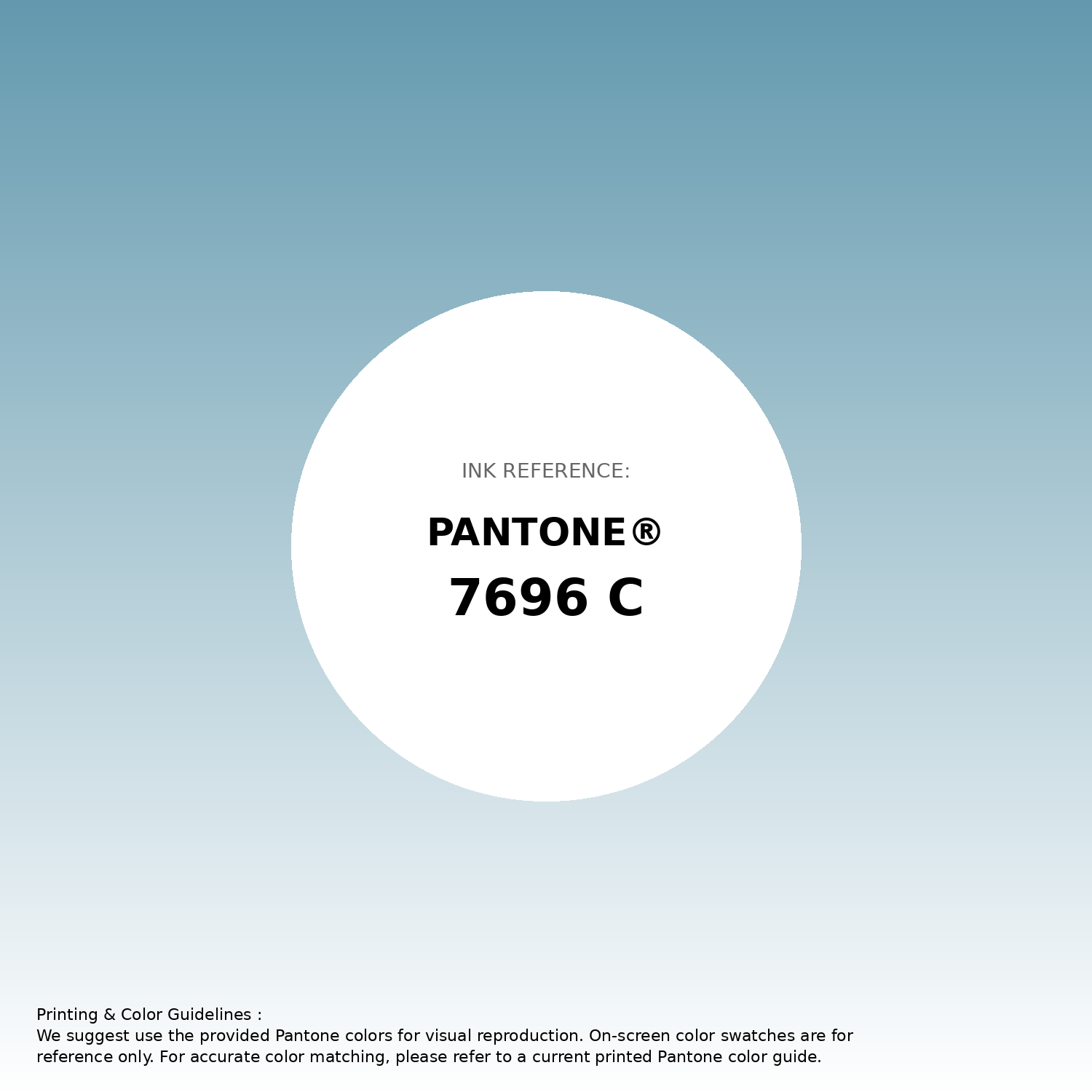 Stunning gradient artwork featuring Pantone 7696 C Color | Hex color Code #6399ae. Beautiful color transitions perfect for modern designs and backgrounds. #gradient #colorart #design #6399ae