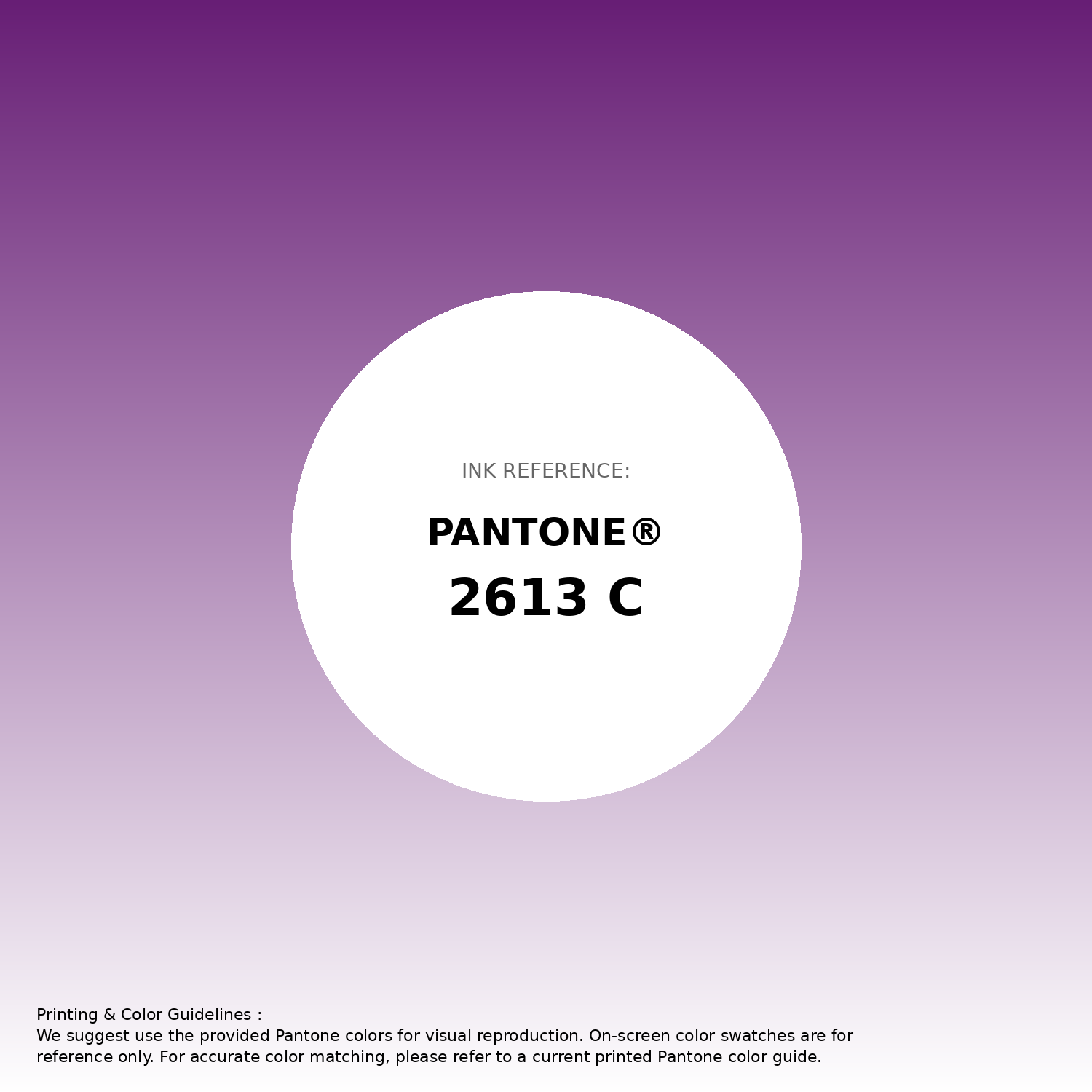 Stunning gradient artwork featuring Pantone 2613 C Color | Hex color Code #671e75. Beautiful color transitions perfect for modern designs and backgrounds. #gradient #colorart #design #671e75