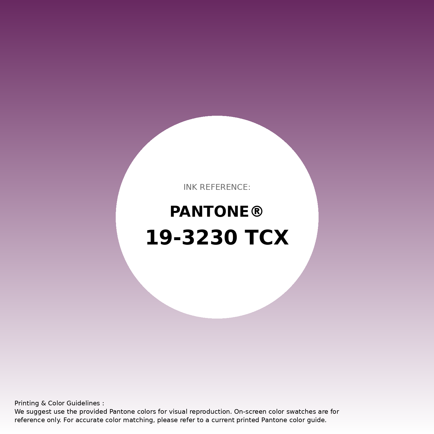 Grape Juice | Printing Match PANTONE 19-3230 TCX | Color
