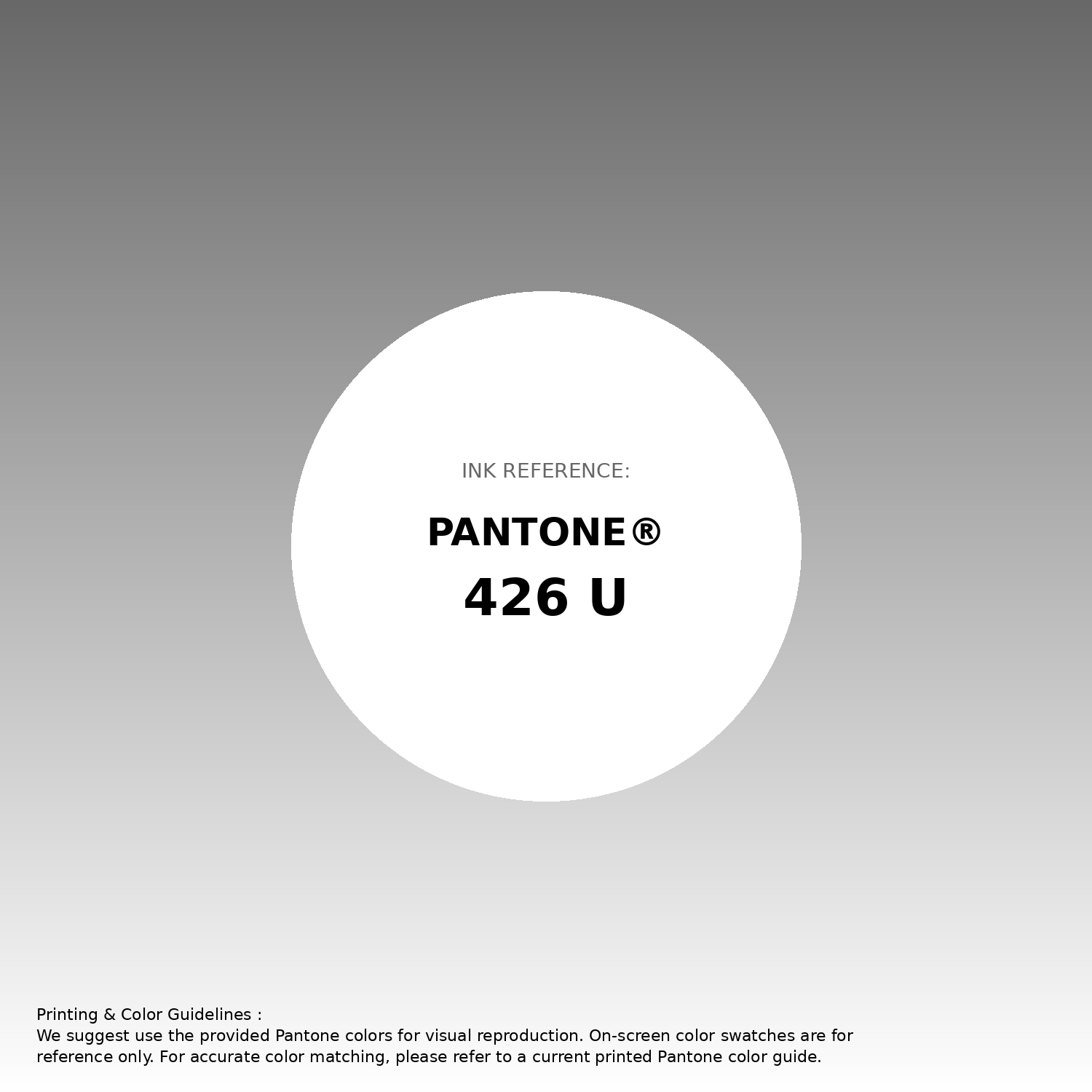 Stunning gradient artwork featuring Pantone 426 U Color | Hex color Code #686869. Beautiful color transitions perfect for modern designs and backgrounds. #gradient #colorart #design #686869