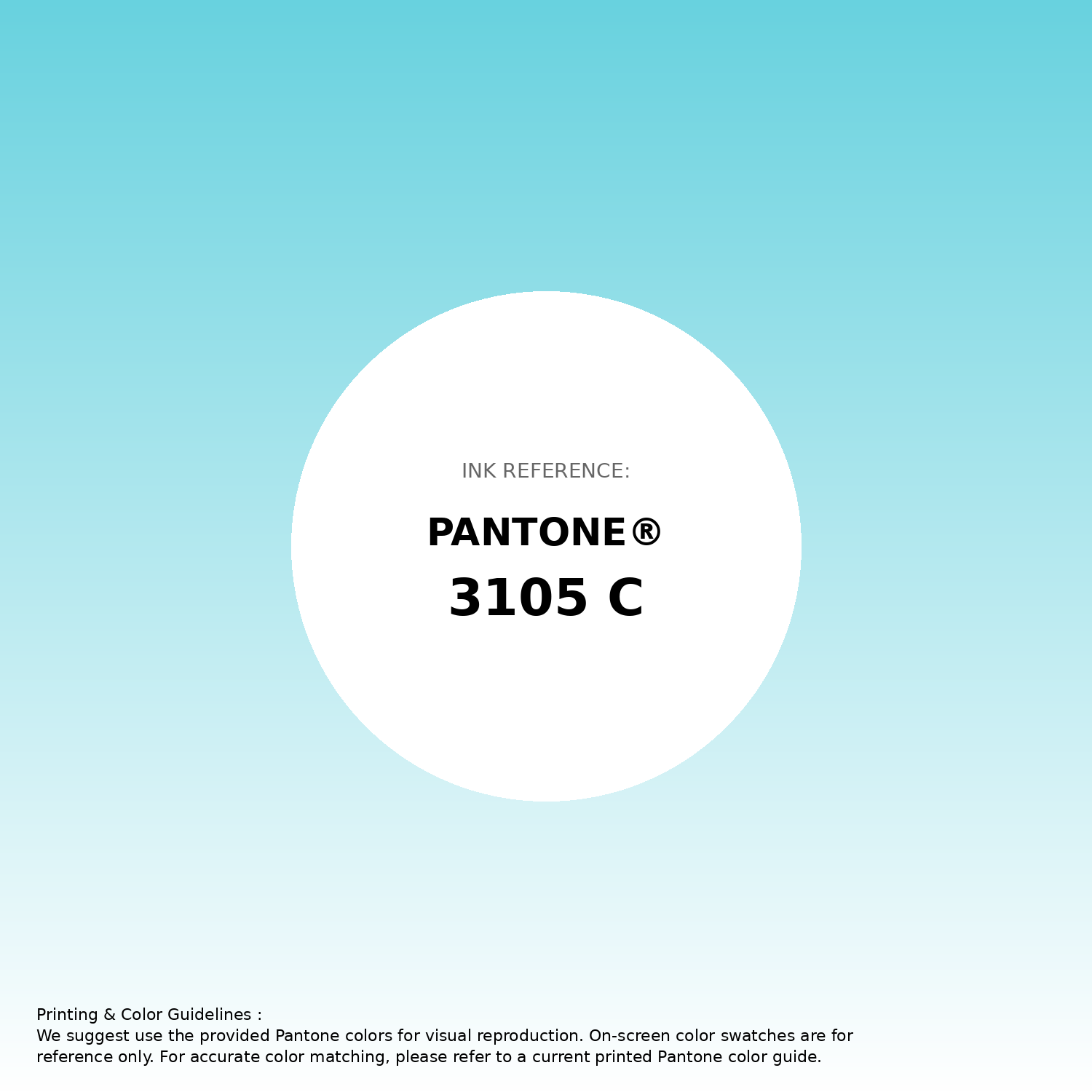 Stunning gradient artwork featuring Pantone 3105 C Color | Hex color Code #68d2df. Beautiful color transitions perfect for modern designs and backgrounds. #gradient #colorart #design #68d2df