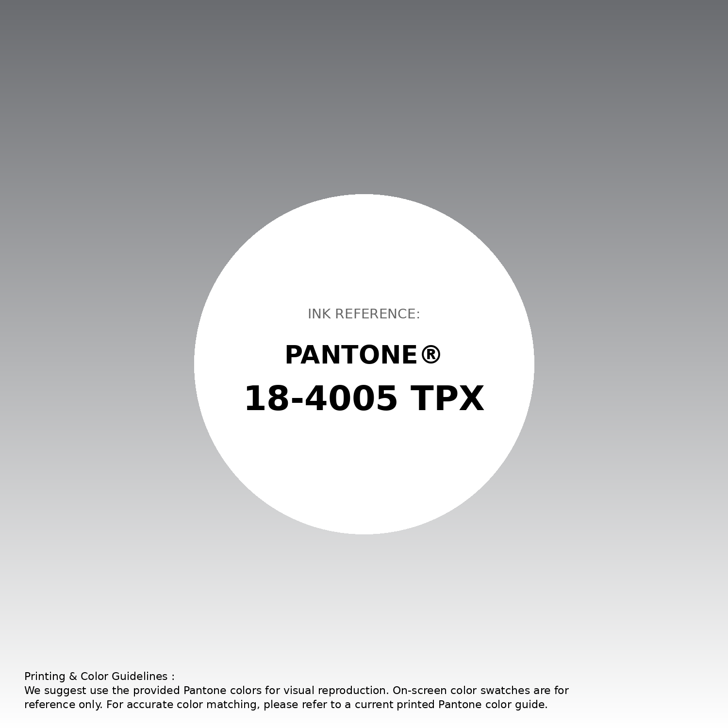 Stunning gradient artwork featuring Pantone 18-4005 Tpx Steel Gray Color | Hex color Code #6a6c70. Beautiful color transitions perfect for modern designs and backgrounds. #gradient #colorart #design #6a6c70