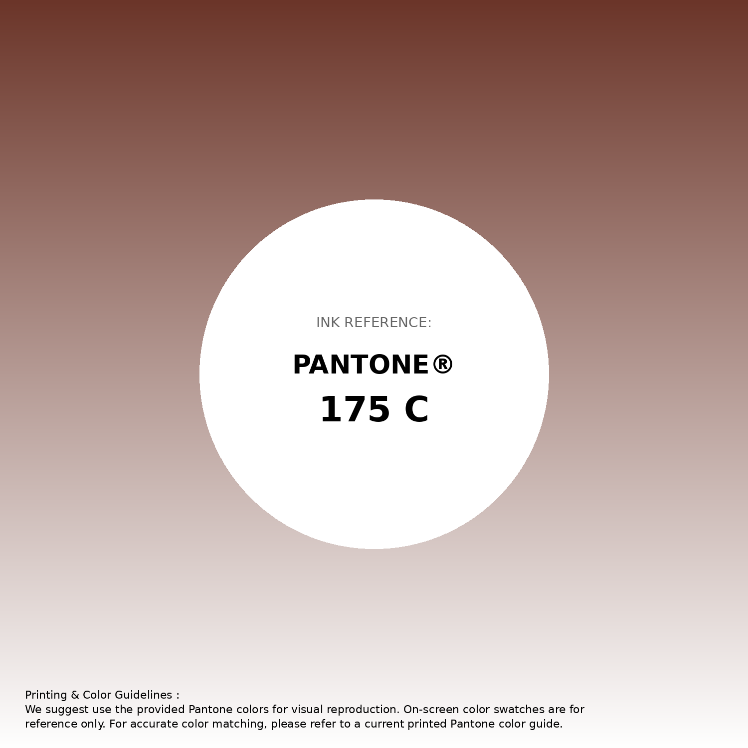 Stunning gradient artwork featuring Pantone 175 C Color | Hex color Code #6b3529. Beautiful color transitions perfect for modern designs and backgrounds. #gradient #colorart #design #6b3529