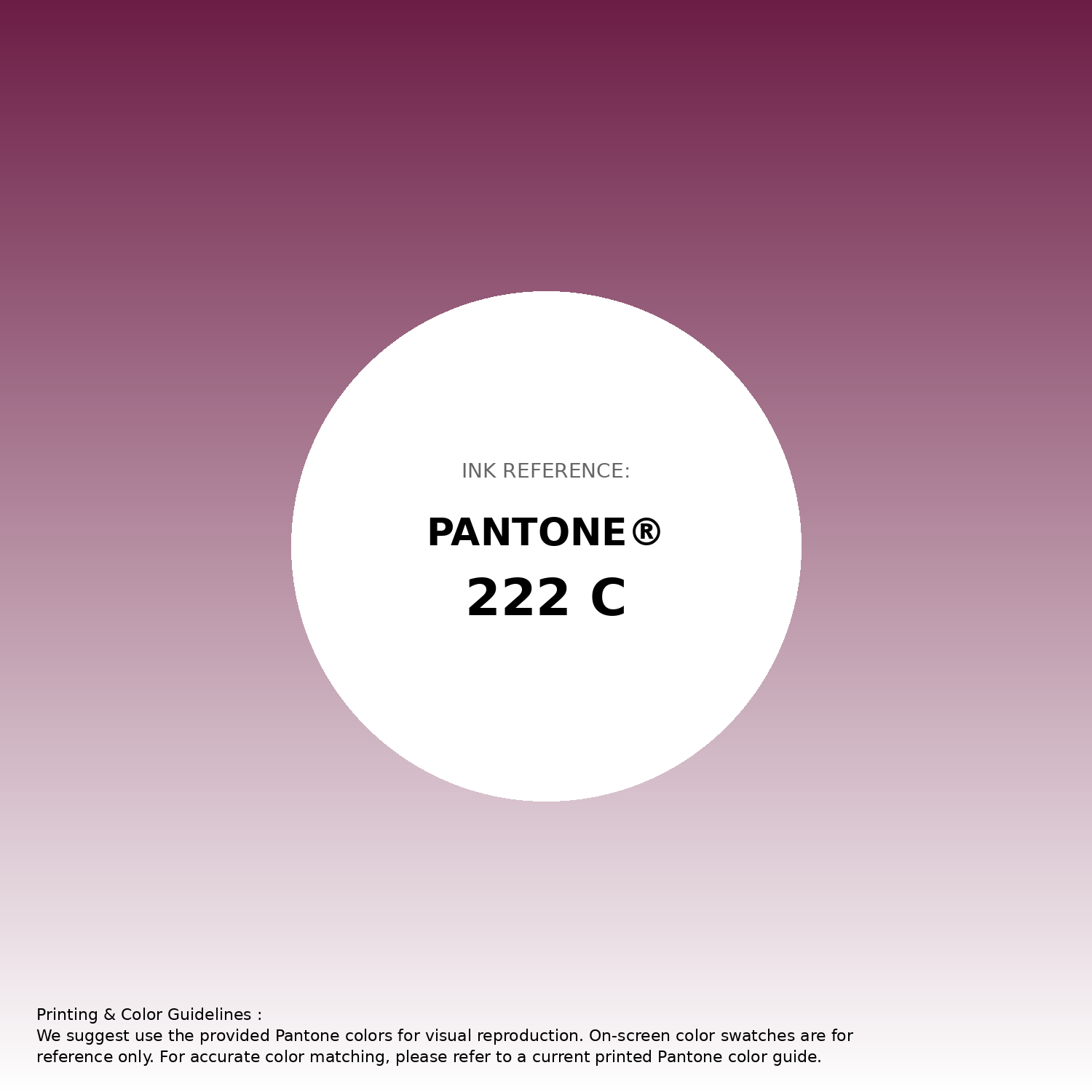 Hex Color #6c1d45 | Printing Match PANTONE 222 C | Color conversion ...