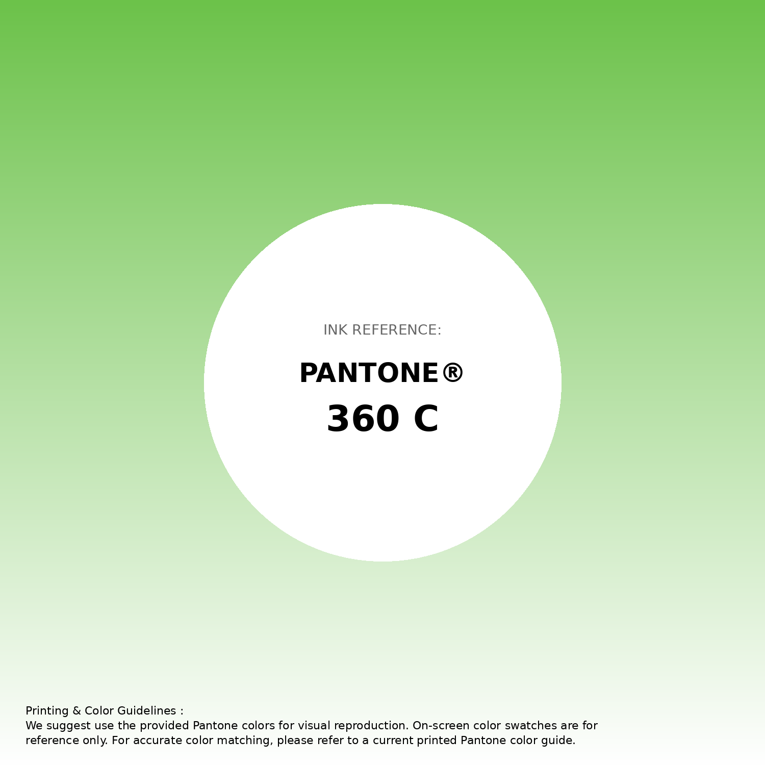 Stunning gradient artwork featuring Pantone 360 C Color | Hex color Code #6cc24a. Beautiful color transitions perfect for modern designs and backgrounds. #gradient #colorart #design #6cc24a