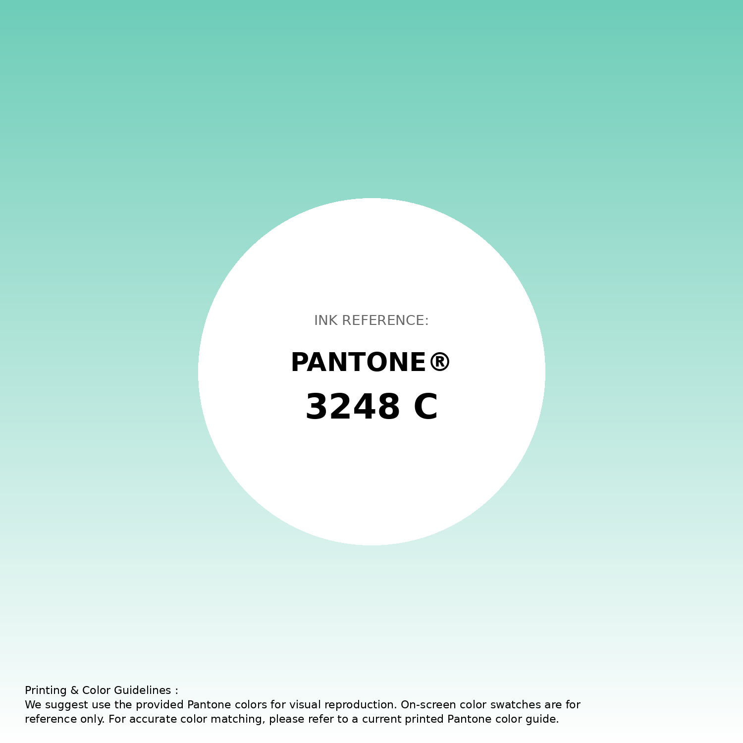 Stunning gradient artwork featuring Pantone 3248 C Color | Hex color Code #6dcdb8. Beautiful color transitions perfect for modern designs and backgrounds. #gradient #colorart #design #6dcdb8