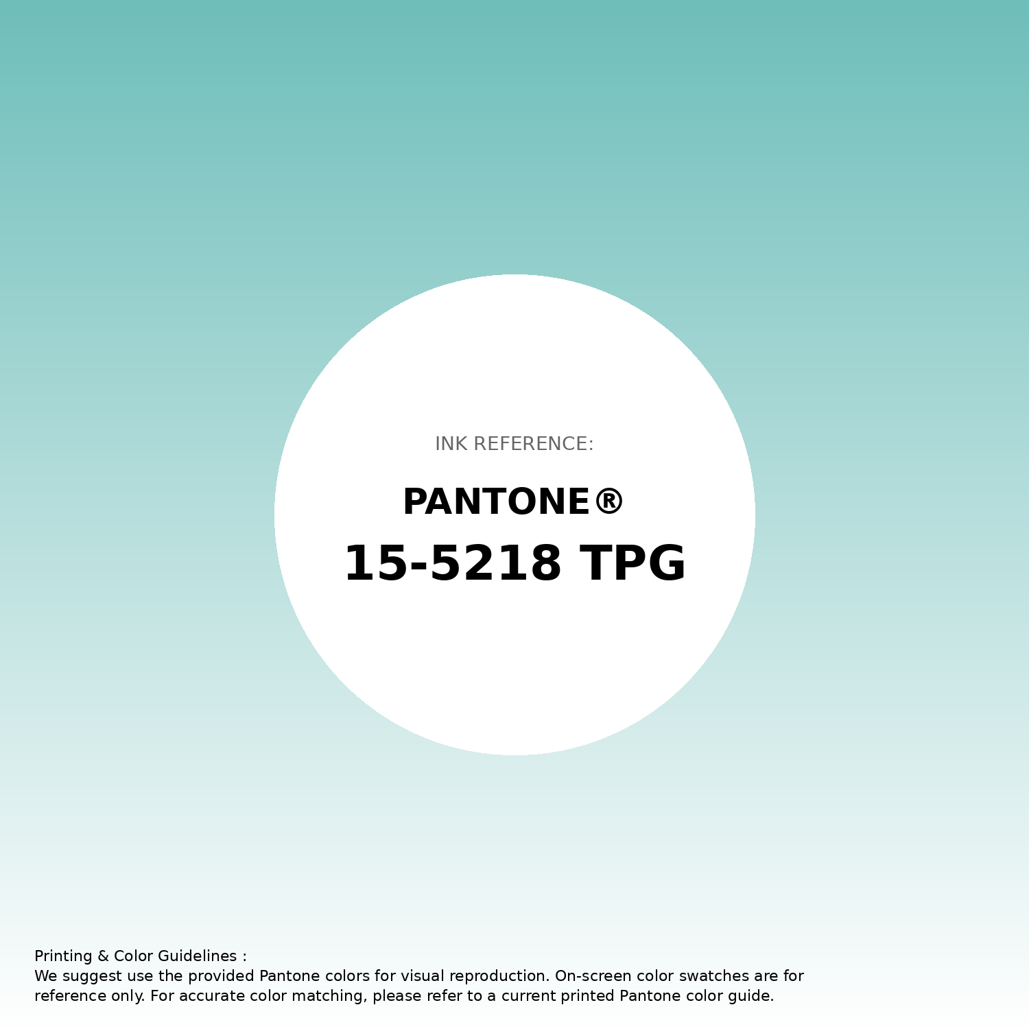 Stunning gradient artwork featuring Pantone 15-5218 Tpg Pool Blue Color | Hex color Code #6ebeba. Beautiful color transitions perfect for modern designs and backgrounds. #gradient #colorart #design #6ebeba