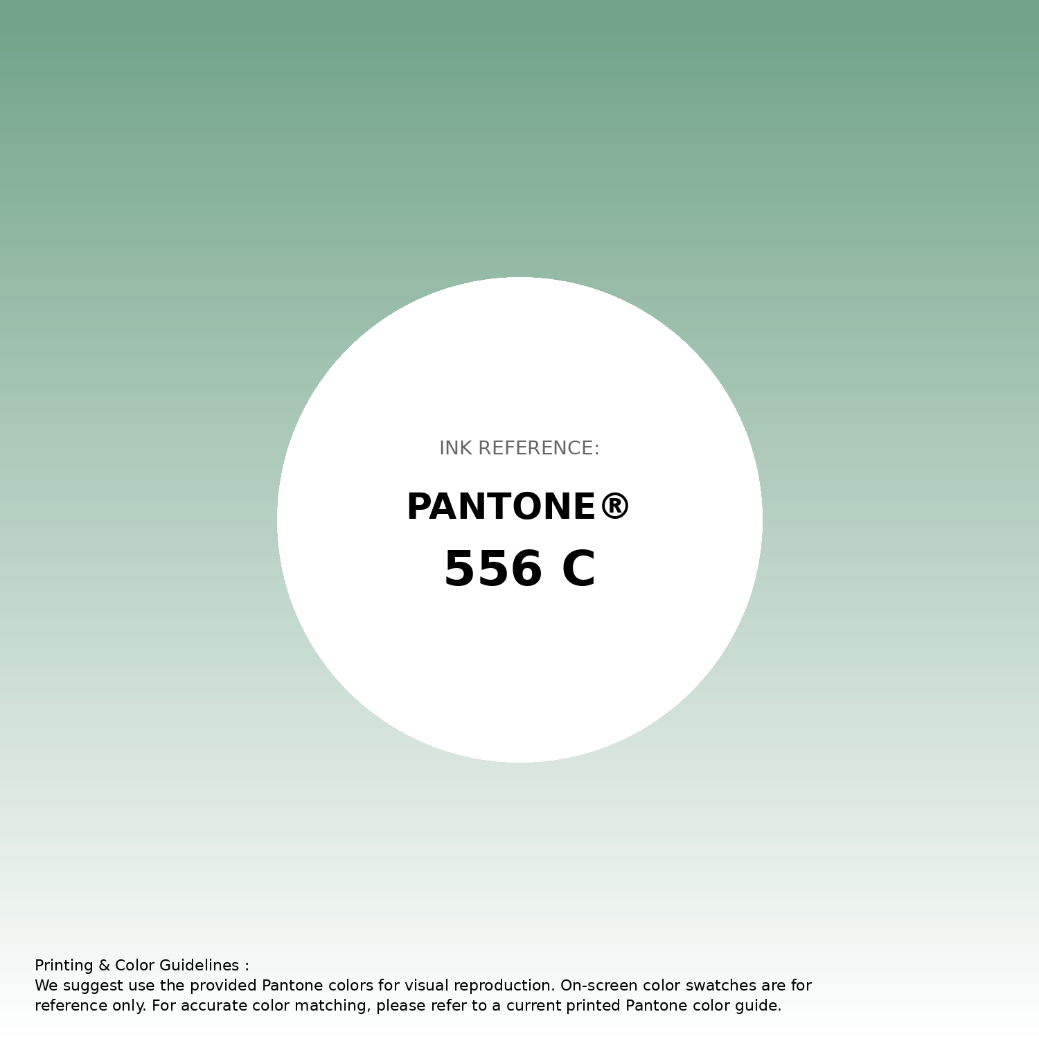 Stunning gradient artwork featuring Pantone 556 C Color | Hex color Code #6fa287. Beautiful color transitions perfect for modern designs and backgrounds. #gradient #colorart #design #6fa287