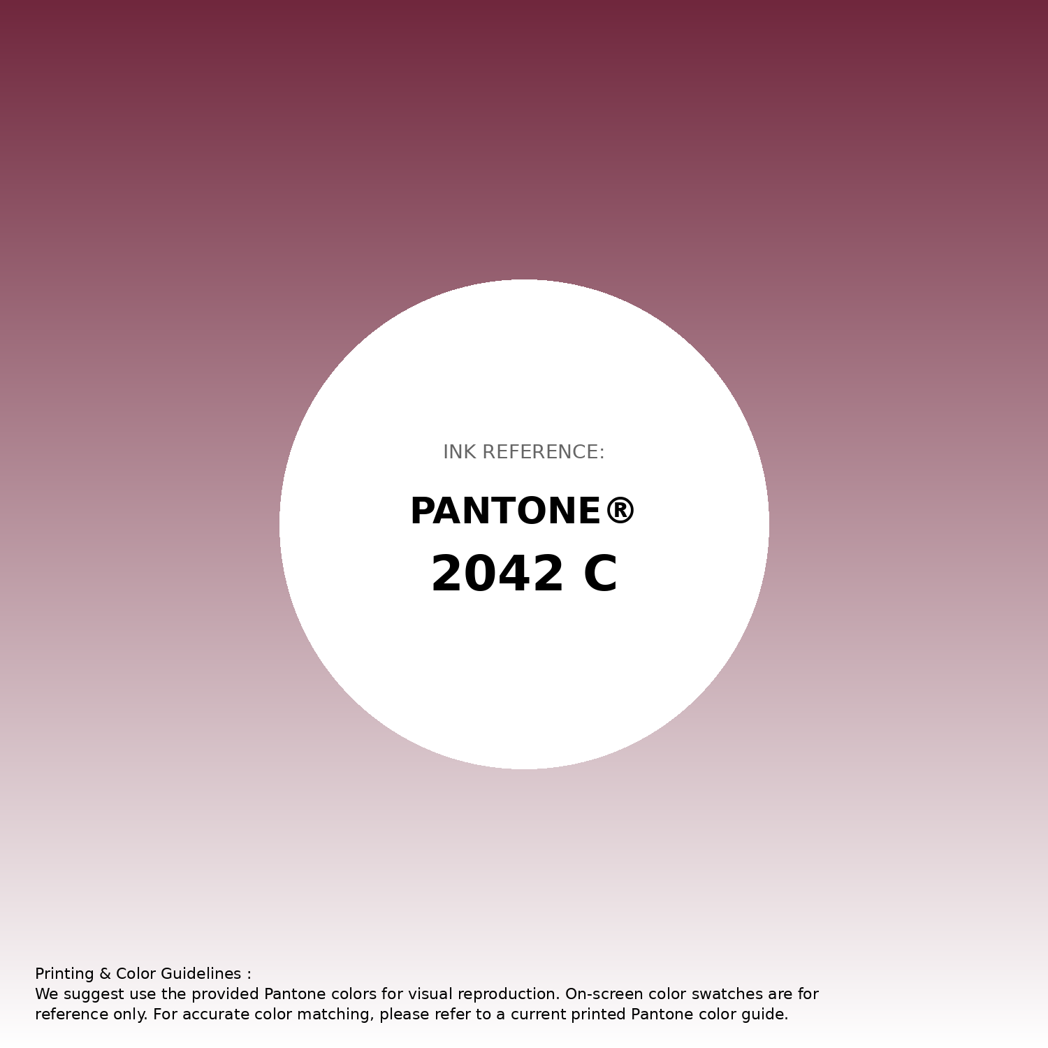 Stunning gradient artwork featuring Pantone 2042 C Color | Hex color Code #70273d. Beautiful color transitions perfect for modern designs and backgrounds. #gradient #colorart #design #70273d