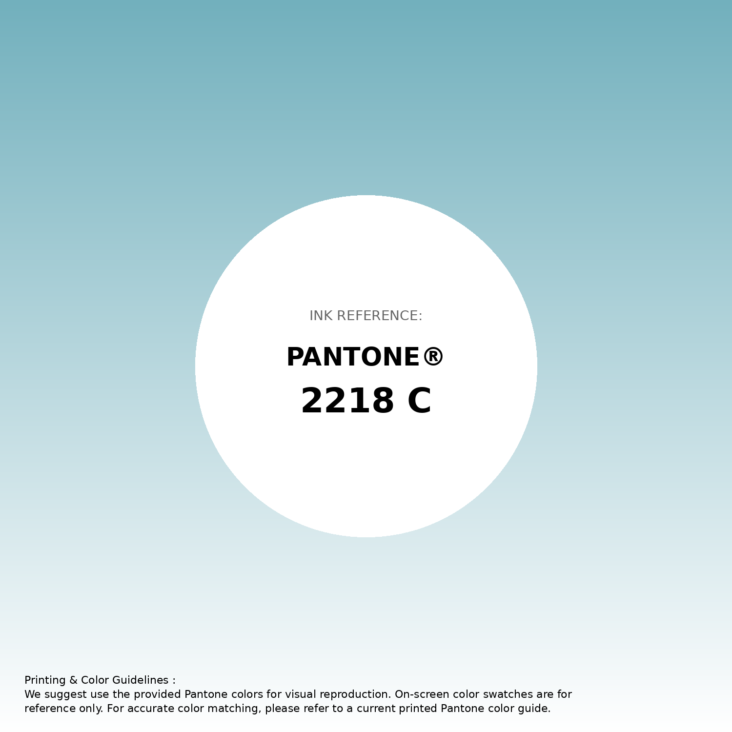 Stunning gradient artwork featuring Pantone 2218 C Color | Hex color Code #72b0bd. Beautiful color transitions perfect for modern designs and backgrounds. #gradient #colorart #design #72b0bd