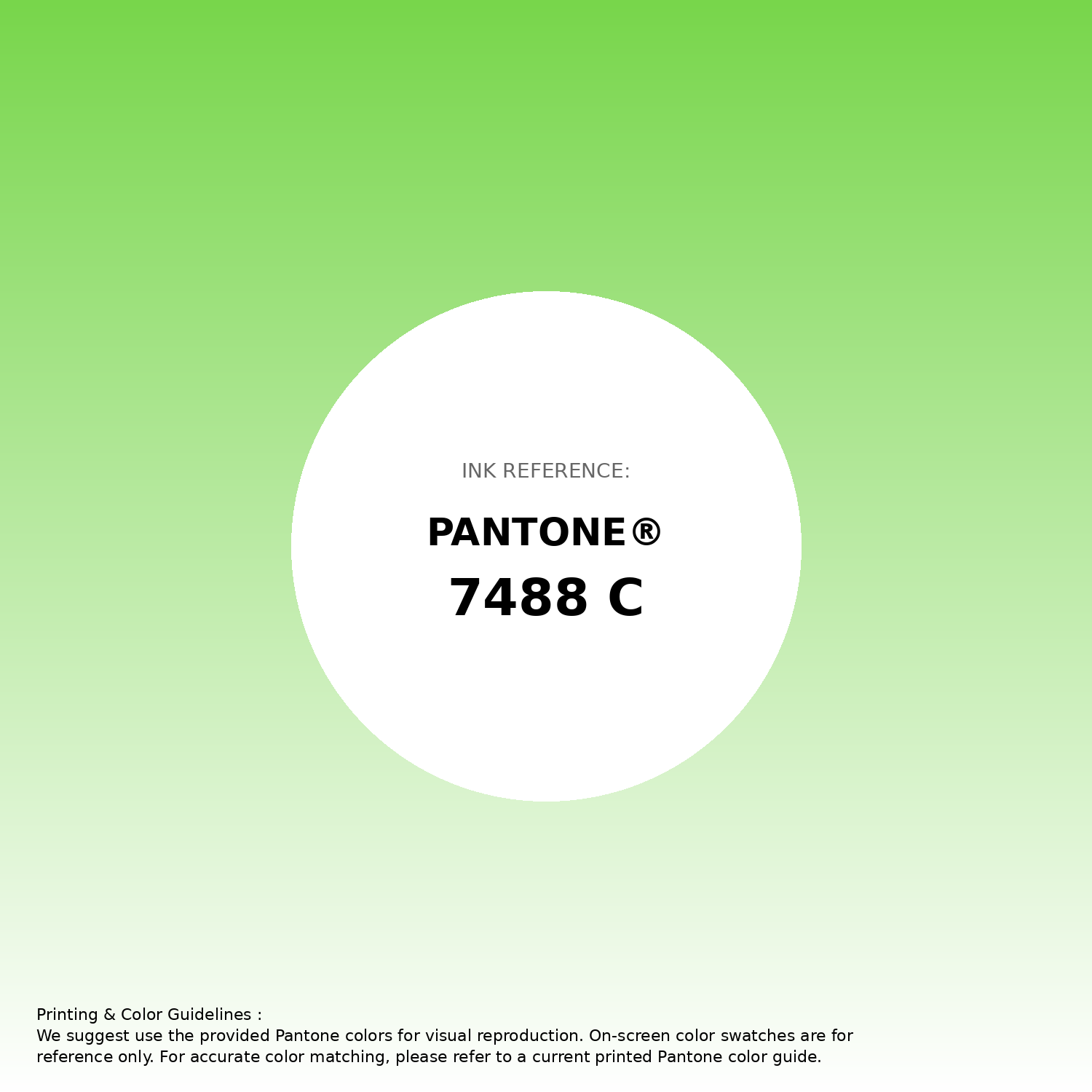 Hex Color #78d64b | Pantone PANTONE 7488 C | Hsl | Rgb