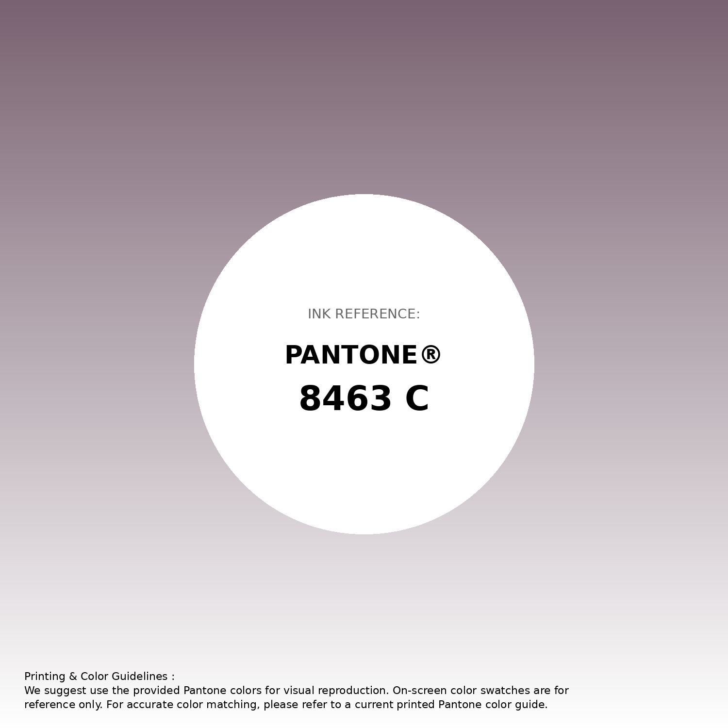 Stunning gradient artwork featuring Pantone 8463 C Color | Hex color Code #796271. Beautiful color transitions perfect for modern designs and backgrounds. #gradient #colorart #design #796271