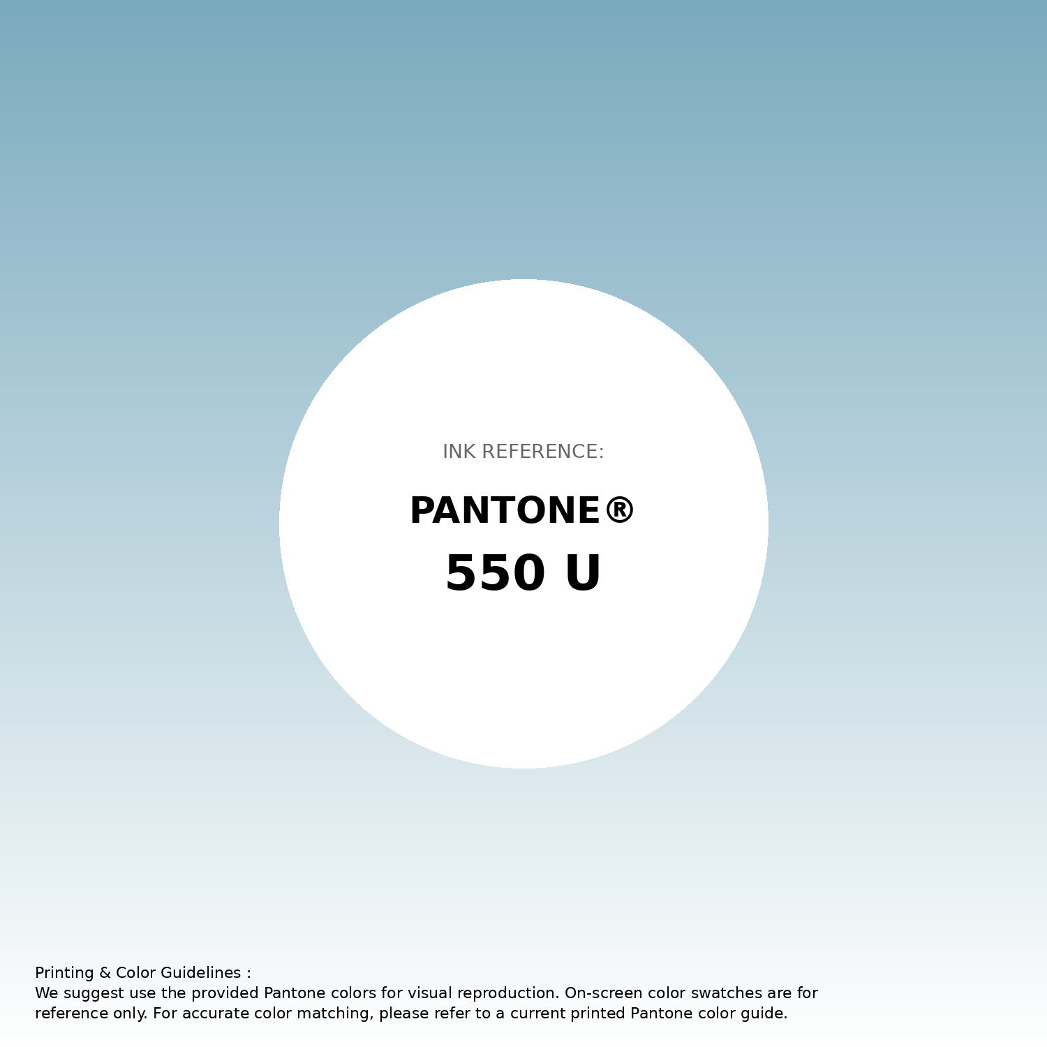 Stunning gradient artwork featuring Pantone 550 U Color | Hex color Code #7aaabe. Beautiful color transitions perfect for modern designs and backgrounds. #gradient #colorart #design #7aaabe