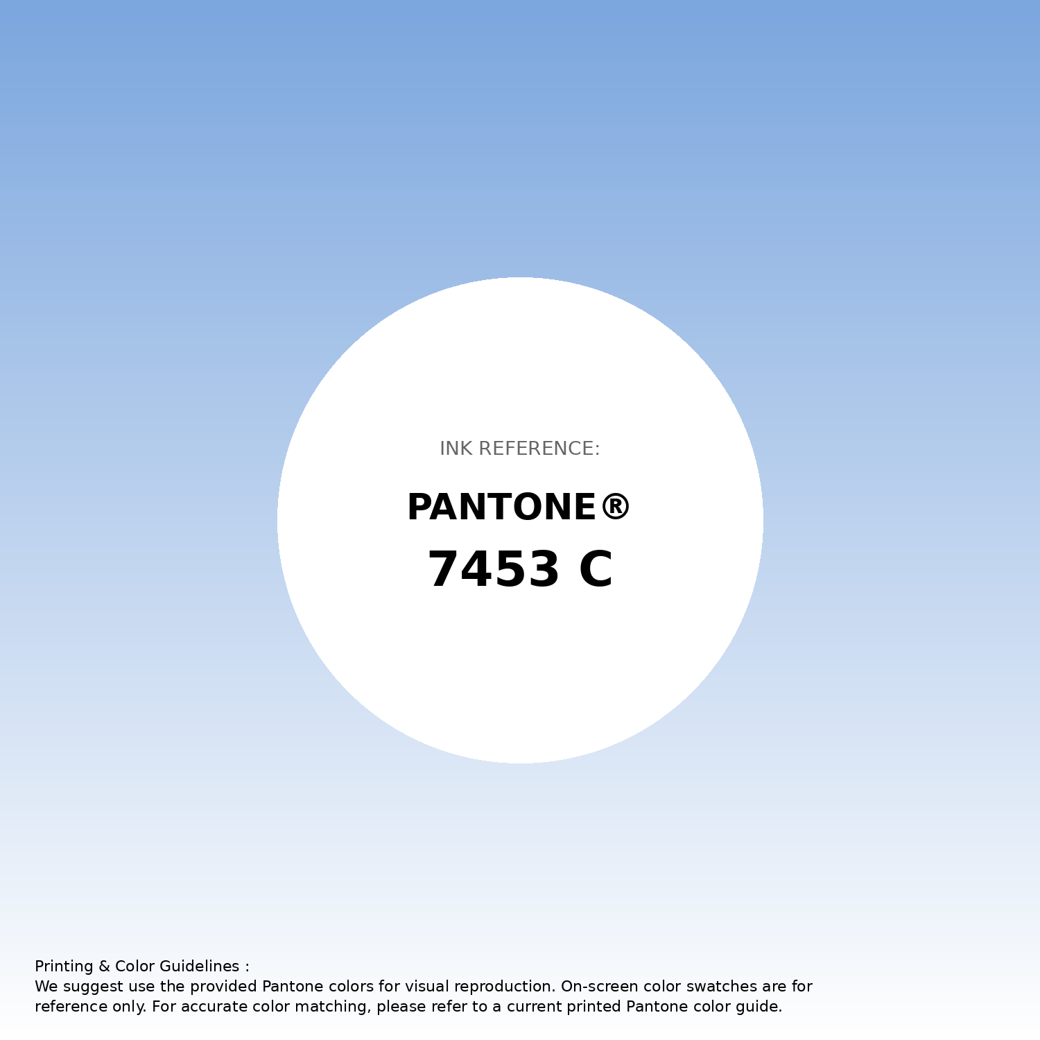 Stunning gradient artwork featuring Pantone 7453 C Color | Hex color Code #7ba6de. Beautiful color transitions perfect for modern designs and backgrounds. #gradient #colorart #design #7ba6de