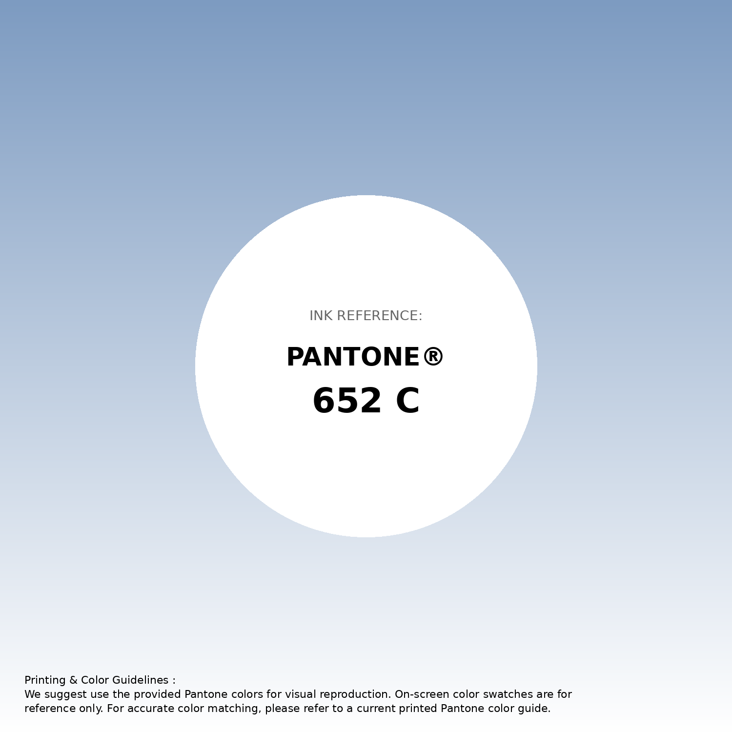 Stunning gradient artwork featuring Pantone 652 C Color | Hex color Code #7d9bc1. Beautiful color transitions perfect for modern designs and backgrounds. #gradient #colorart #design #7d9bc1