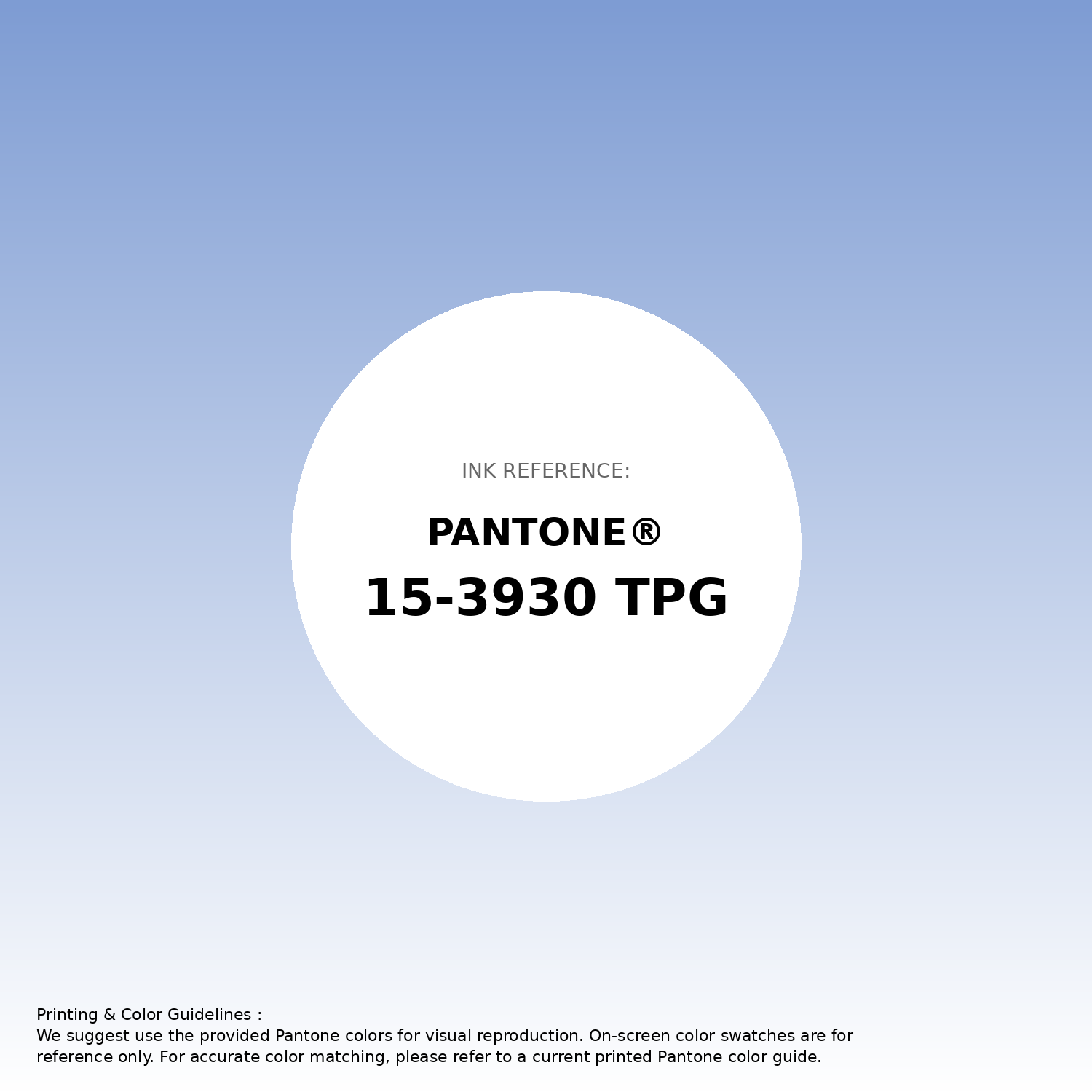 Stunning gradient artwork featuring Pantone 15-3930 Tpg Vista Blue Color | Hex color Code #7e9cd3. Beautiful color transitions perfect for modern designs and backgrounds. #gradient #colorart #design #7e9cd3