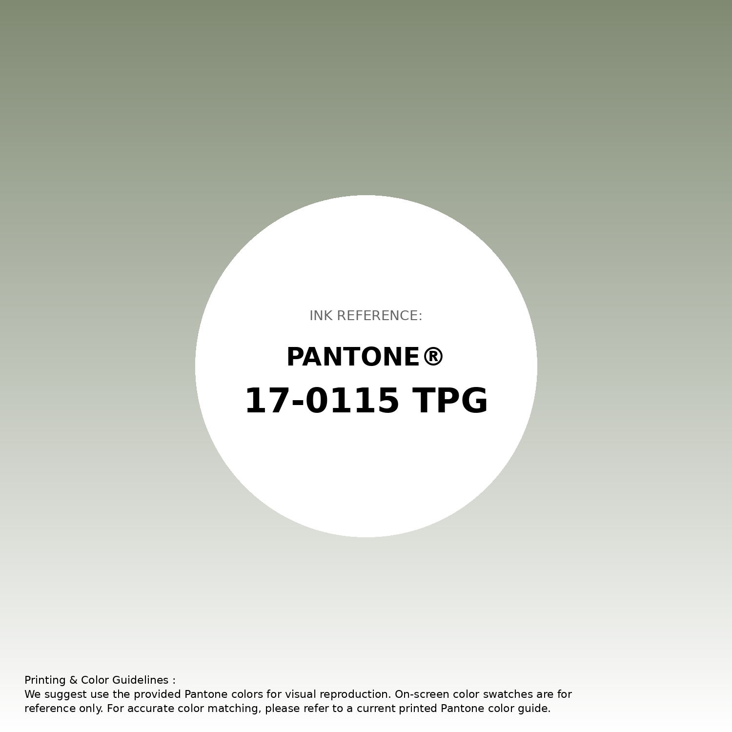 Hex Color #808a73 | Printing Match PANTONE 17-0115 TPG | Color ...