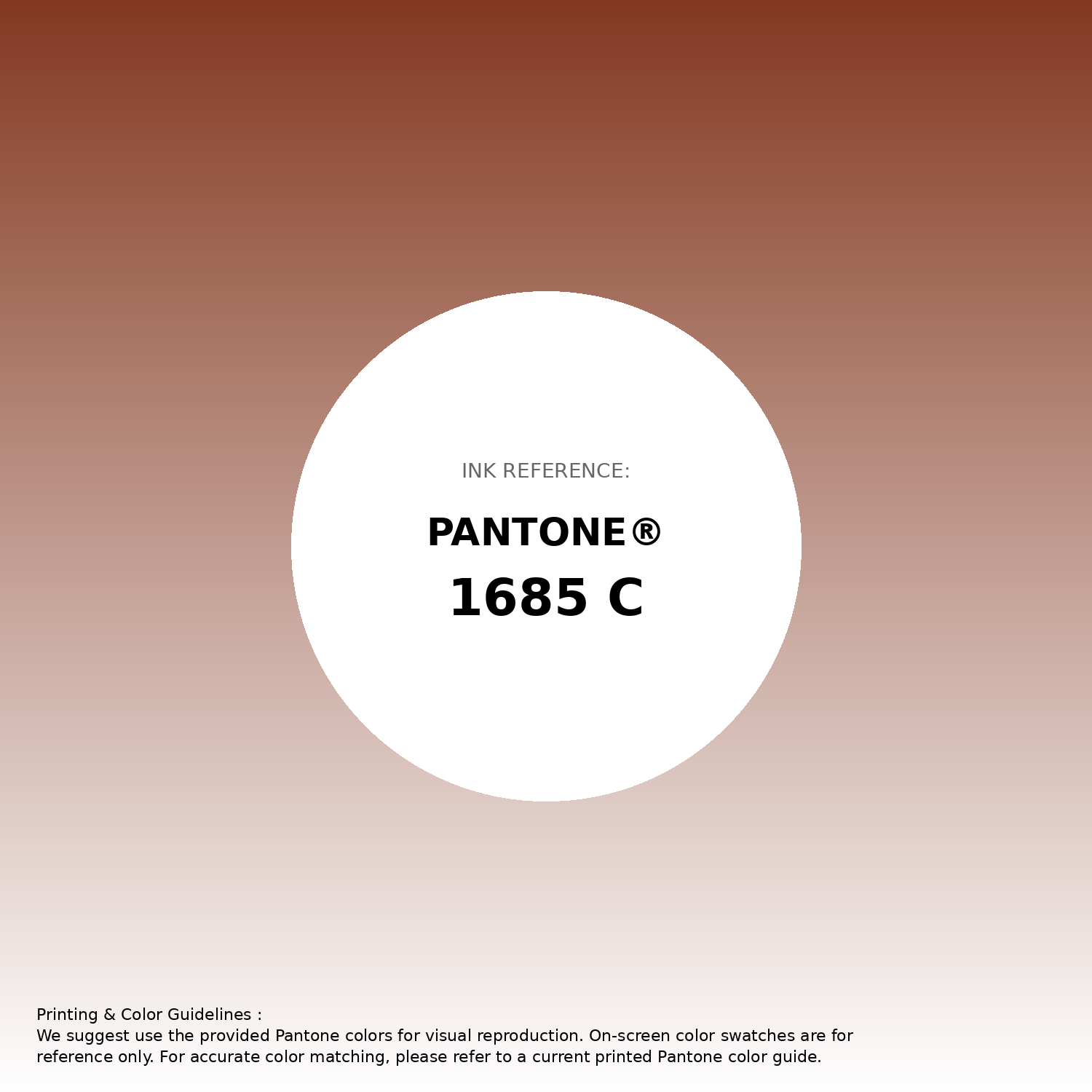 Stunning gradient artwork featuring Pantone 1685 C Color | Hex color Code #833921. Beautiful color transitions perfect for modern designs and backgrounds. #gradient #colorart #design #833921