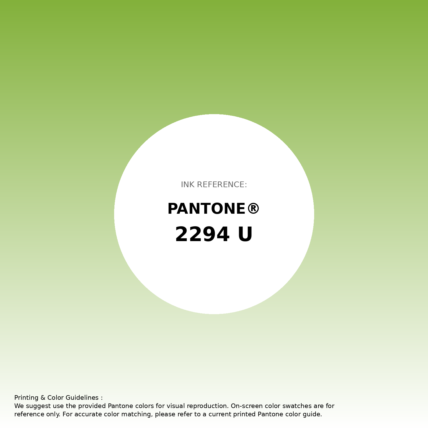 Stunning gradient artwork featuring Pantone 2294 U Color | Hex color Code #83b13b. Beautiful color transitions perfect for modern designs and backgrounds. #gradient #colorart #design #83b13b