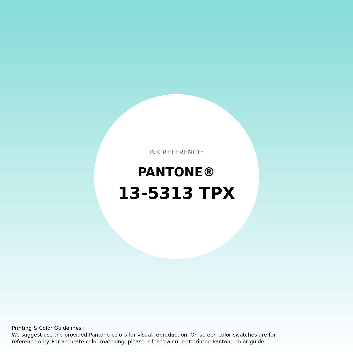 Stunning gradient artwork featuring Pantone 13-5313 Tpx Aruba Blue Color | Hex color Code #85dbd7. Beautiful color transitions perfect for modern designs and backgrounds. #gradient #colorart #design #85dbd7