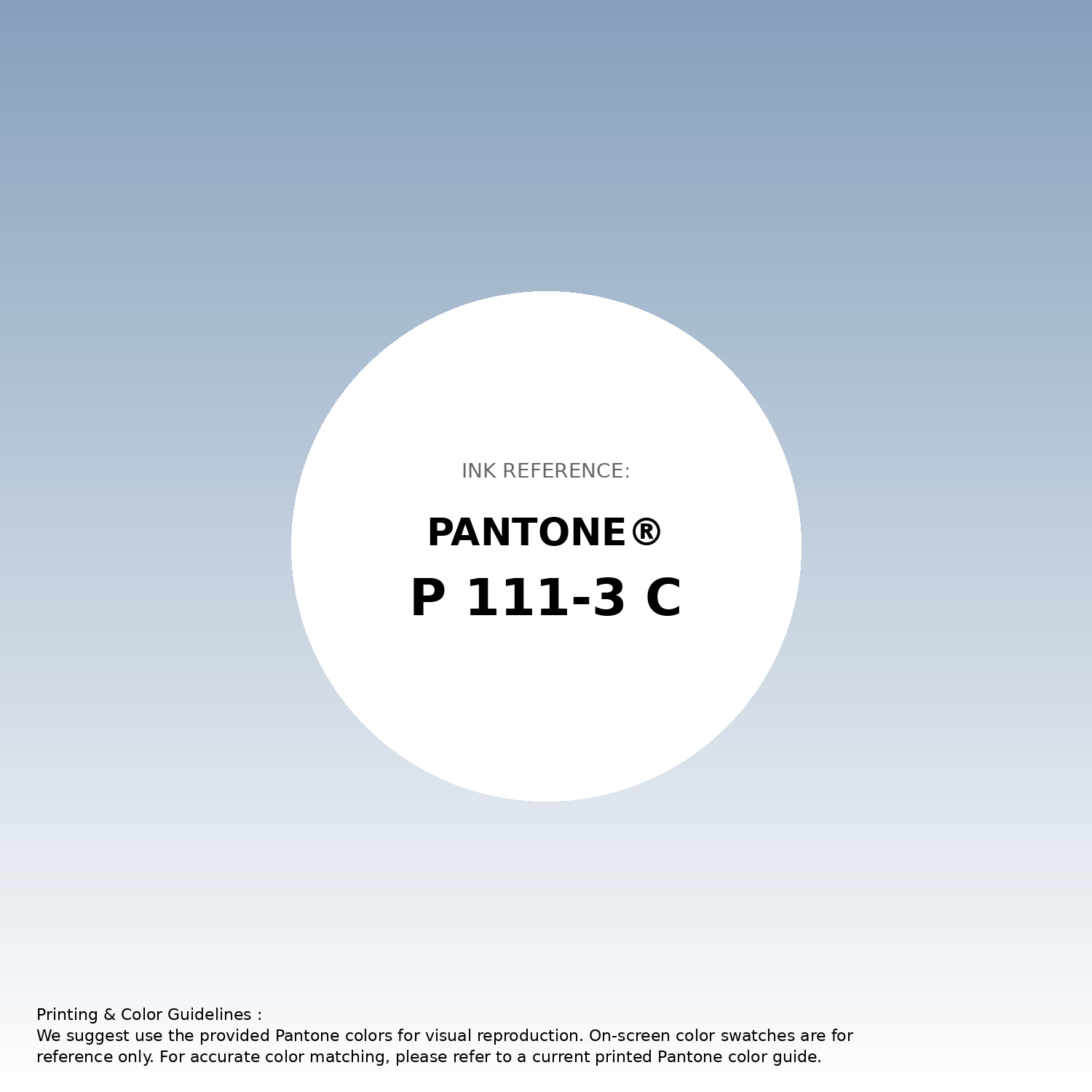 Stunning gradient artwork featuring Pantone P 111-3 C Color | Hex color Code #86a0bc. Beautiful color transitions perfect for modern designs and backgrounds. #gradient #colorart #design #86a0bc