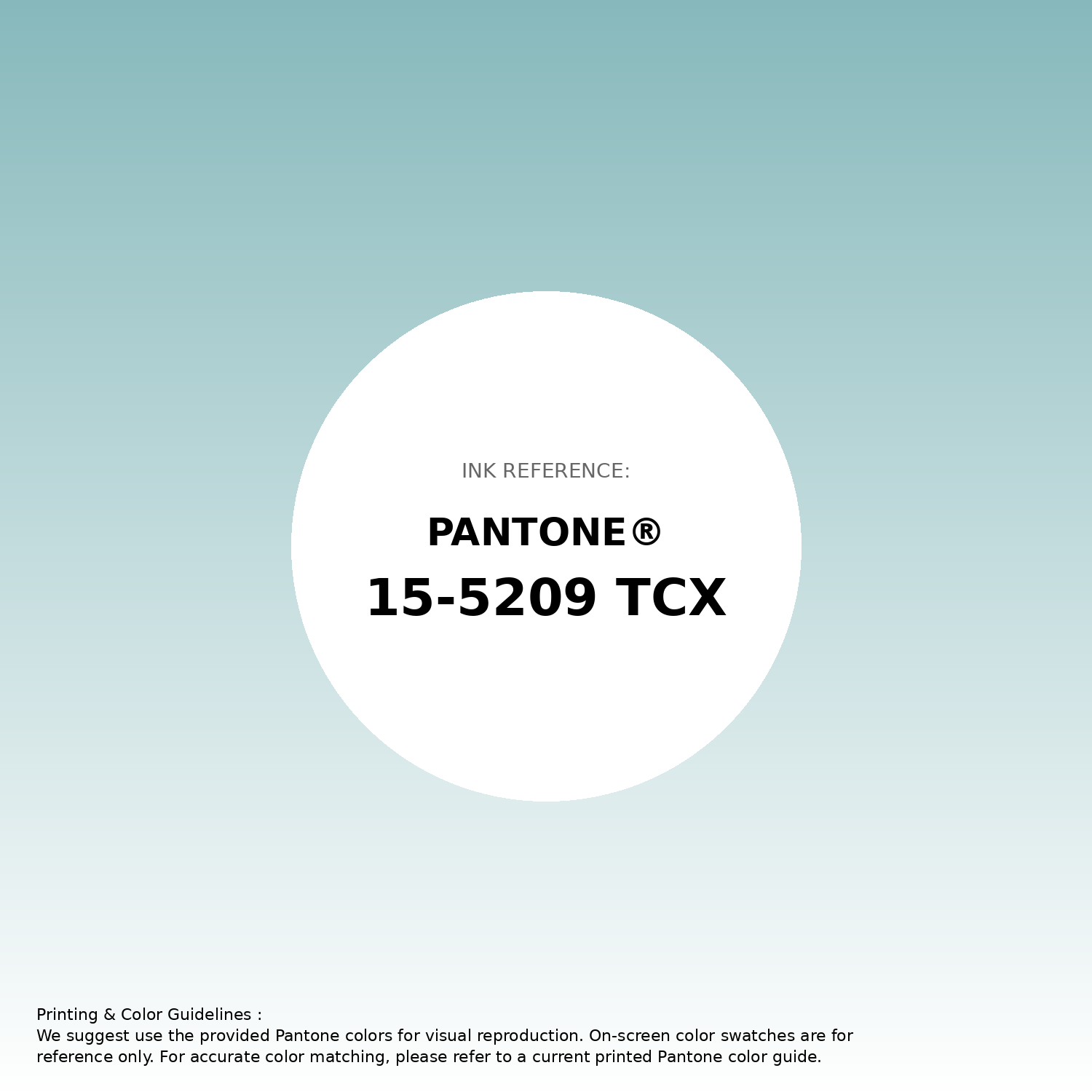 Stunning gradient artwork featuring Pantone 15-5209 Tcx Aqua Haze Color | Hex color Code #87b9bc. Beautiful color transitions perfect for modern designs and backgrounds. #gradient #colorart #design #87b9bc